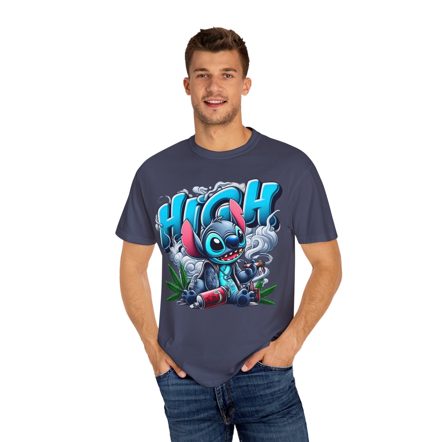 High Vibe Unisex T-Shirt, Chill Graphic Tee, Streetwear, Cannabis Culture, Gift for Stoners, Party Apparel, 420, Cannabis