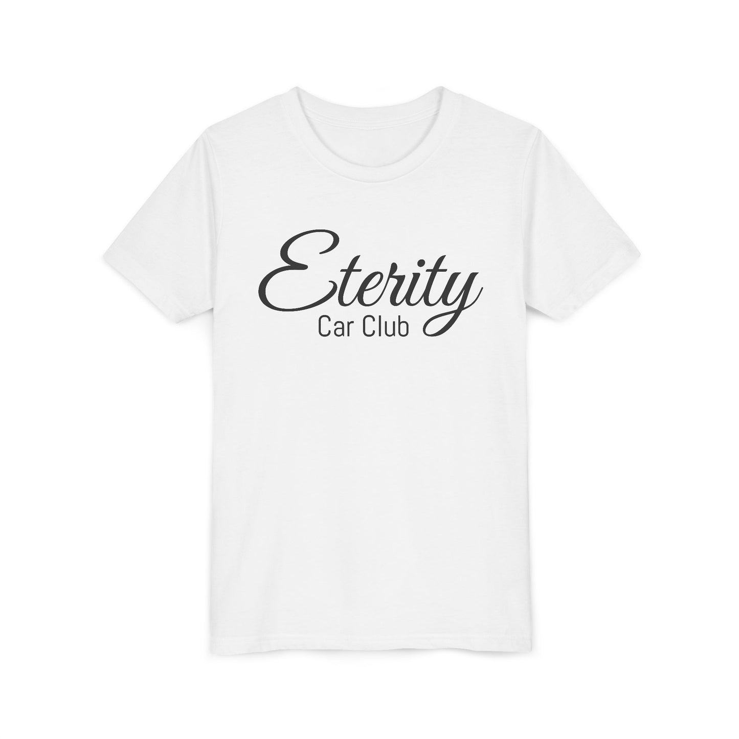 Eterity Car Club Youth Tee, Kids Car Enthusiast Shirt, Auto Club Tee, Birthday Gift, Summer Style, Car Lover Apparel