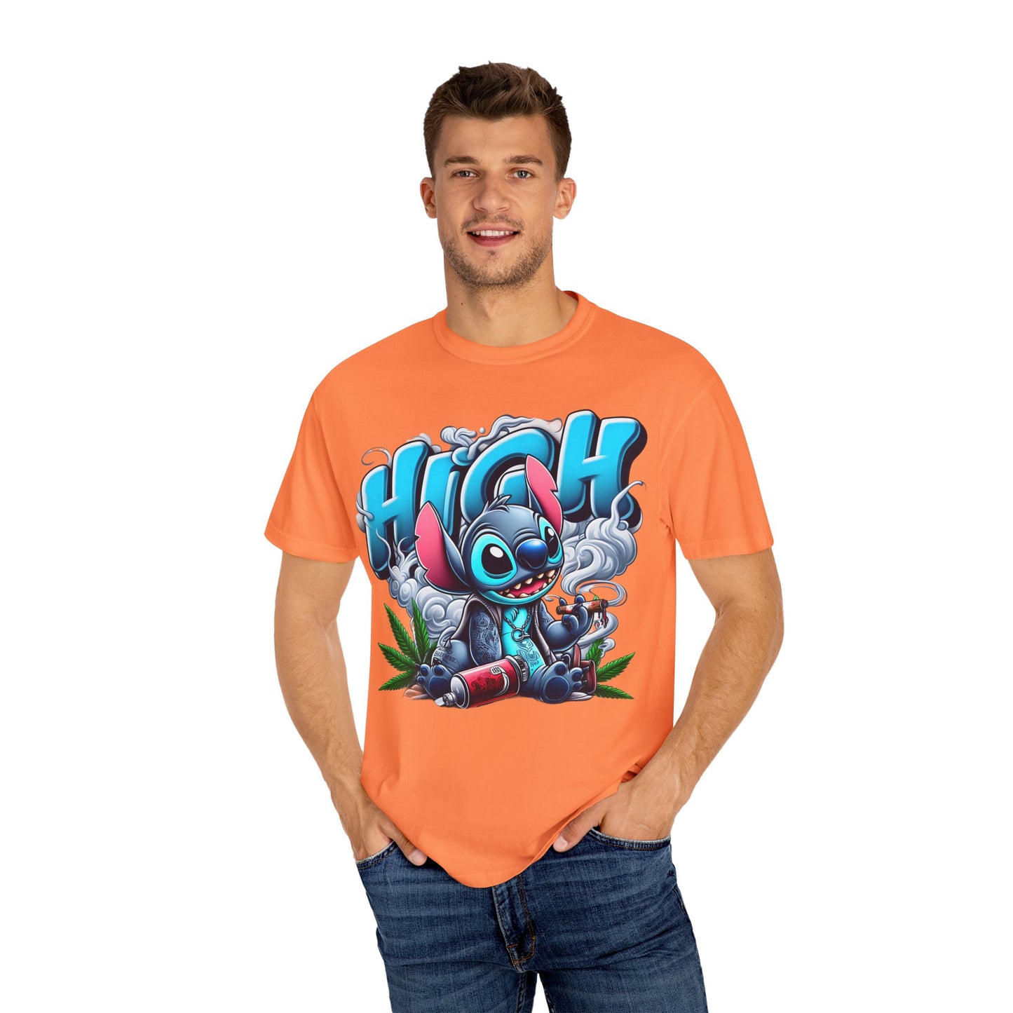 High Vibe Unisex T-Shirt, Chill Graphic Tee, Streetwear, Cannabis Culture, Gift for Stoners, Party Apparel, 420, Cannabis