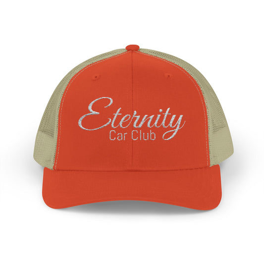 Embroidered: Eternity Car Club Snapback Trucker Cap, Adjustable Hat