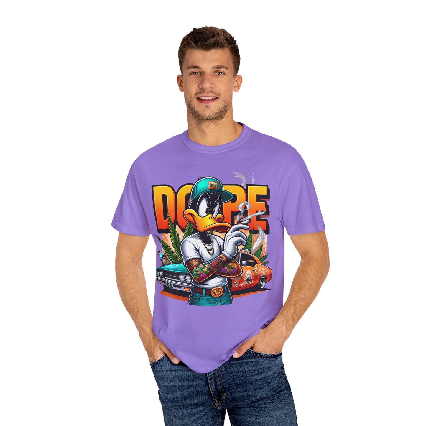 Dope Vibe Unisex Garment-Dyed T-Shirt | Streetwear Fashion, Casual Style, Hip Hop Merch, Graphic Tee, Cool Gift, Cannabis, 420