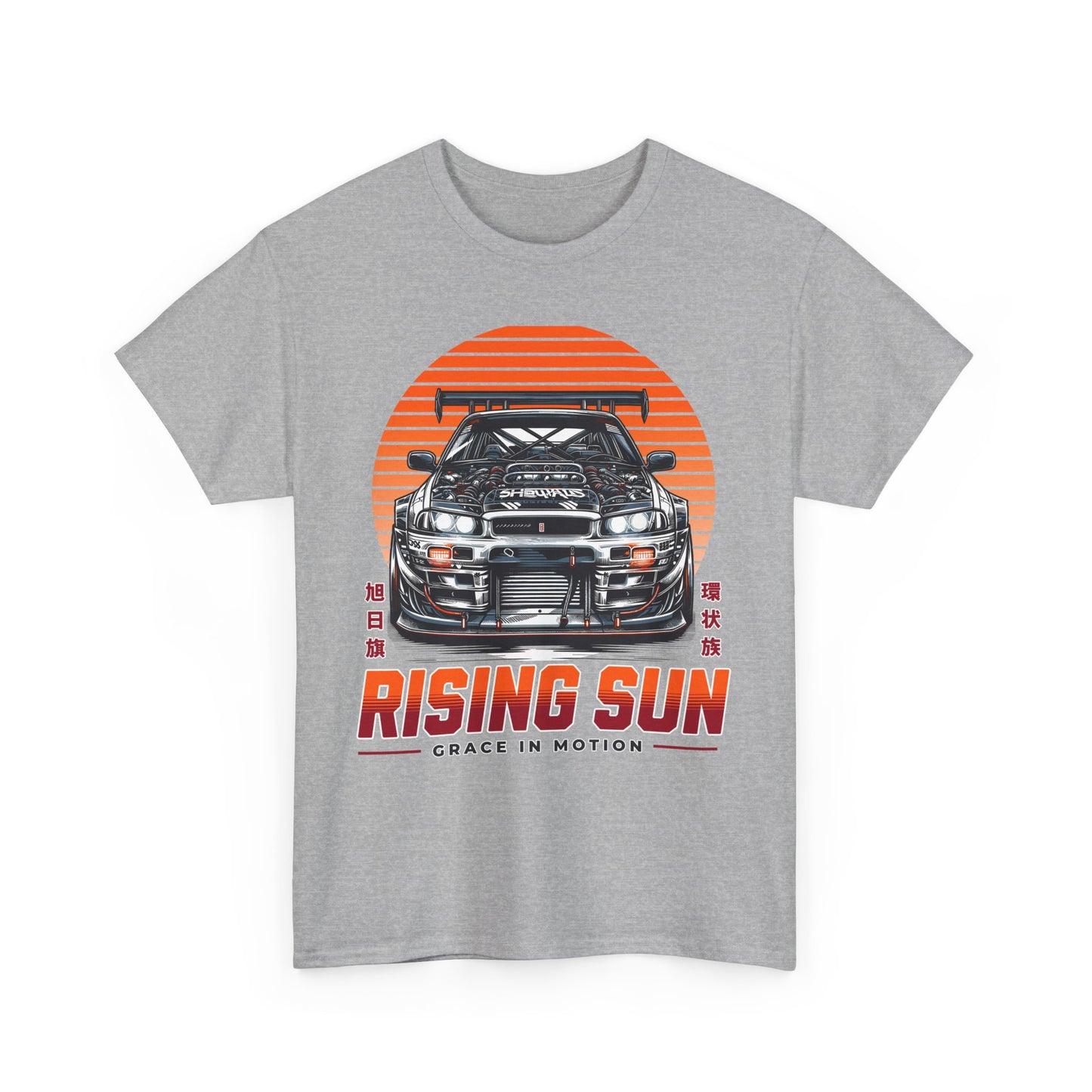 Graphic Tee - Rising Sun Nissan GTR Godzilla JDM Design