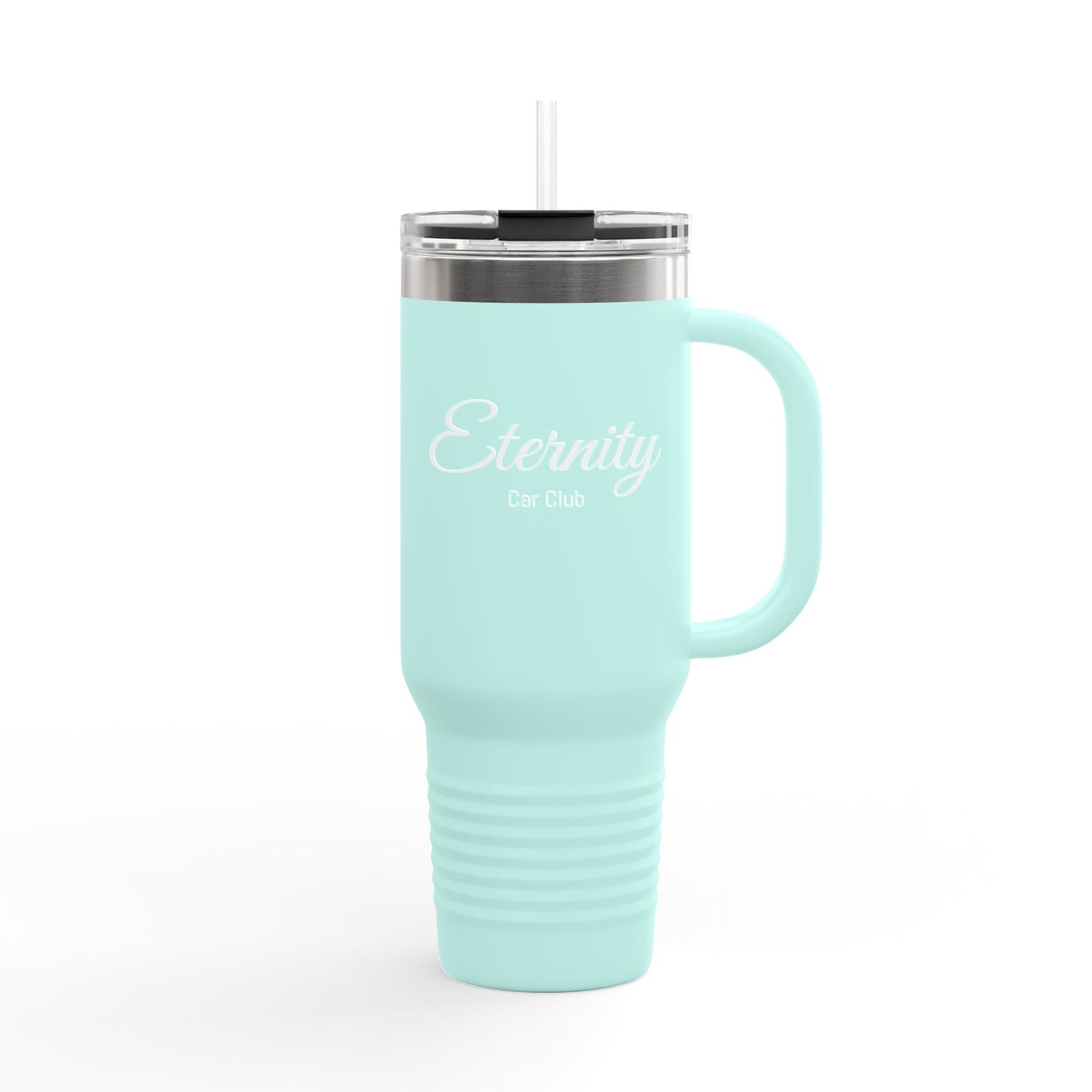 Eternity Car Club Insulated Travel Mug - 40oz Coffee To-Go Cup with Straw