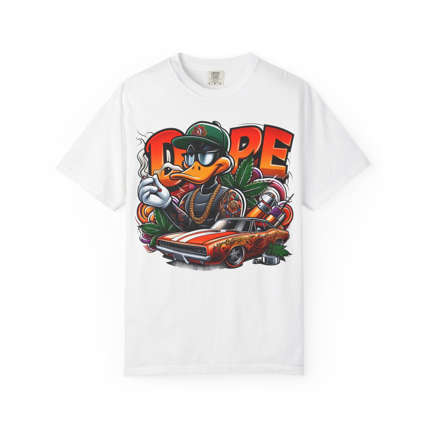 Cool Graphic T-Shirt, Streetwear Style, Urban Fashion, Unisex Tee, Casual Wear, Gift for Car Lovers, Hip-Hop Vibe, 420, Cannabis