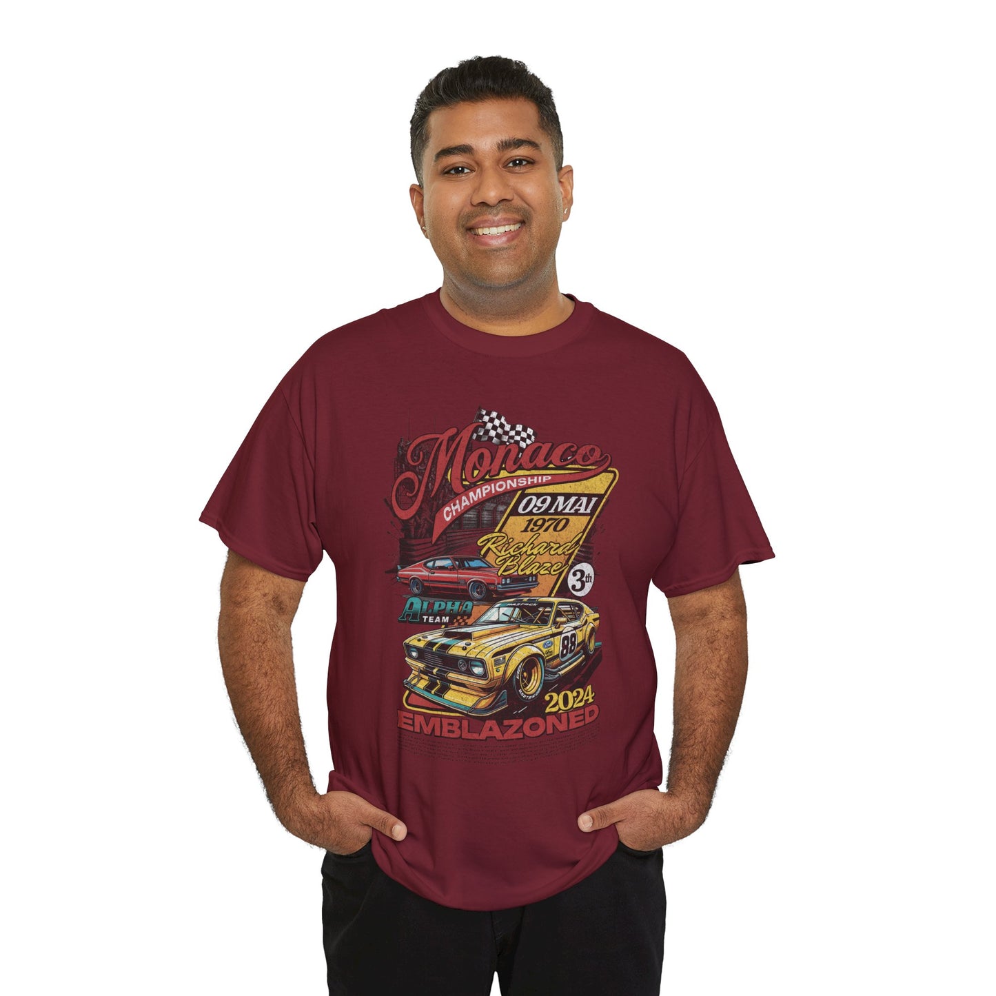 Vintage Racing Graphic Tee, Nostalgic Car T-Shirt, Unisex Heavy Cotton Tee, Gift for Gearheads, Retro Auto Lovers