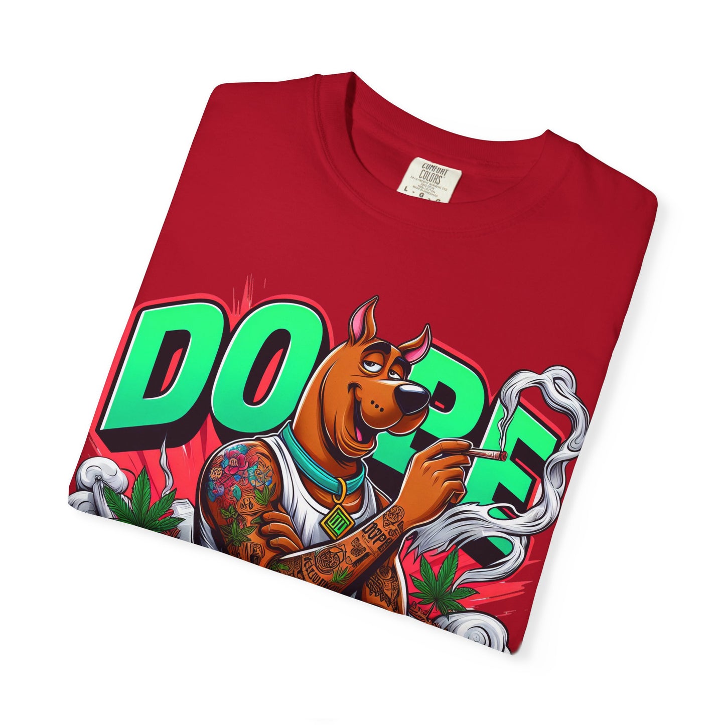 Dope Scooby-Doo Unisex T-Shirt, Cool Graphic Tee, Streetwear Shirt, Gift for Dog Lovers, Retro T-Shirt, 420, Cannabis