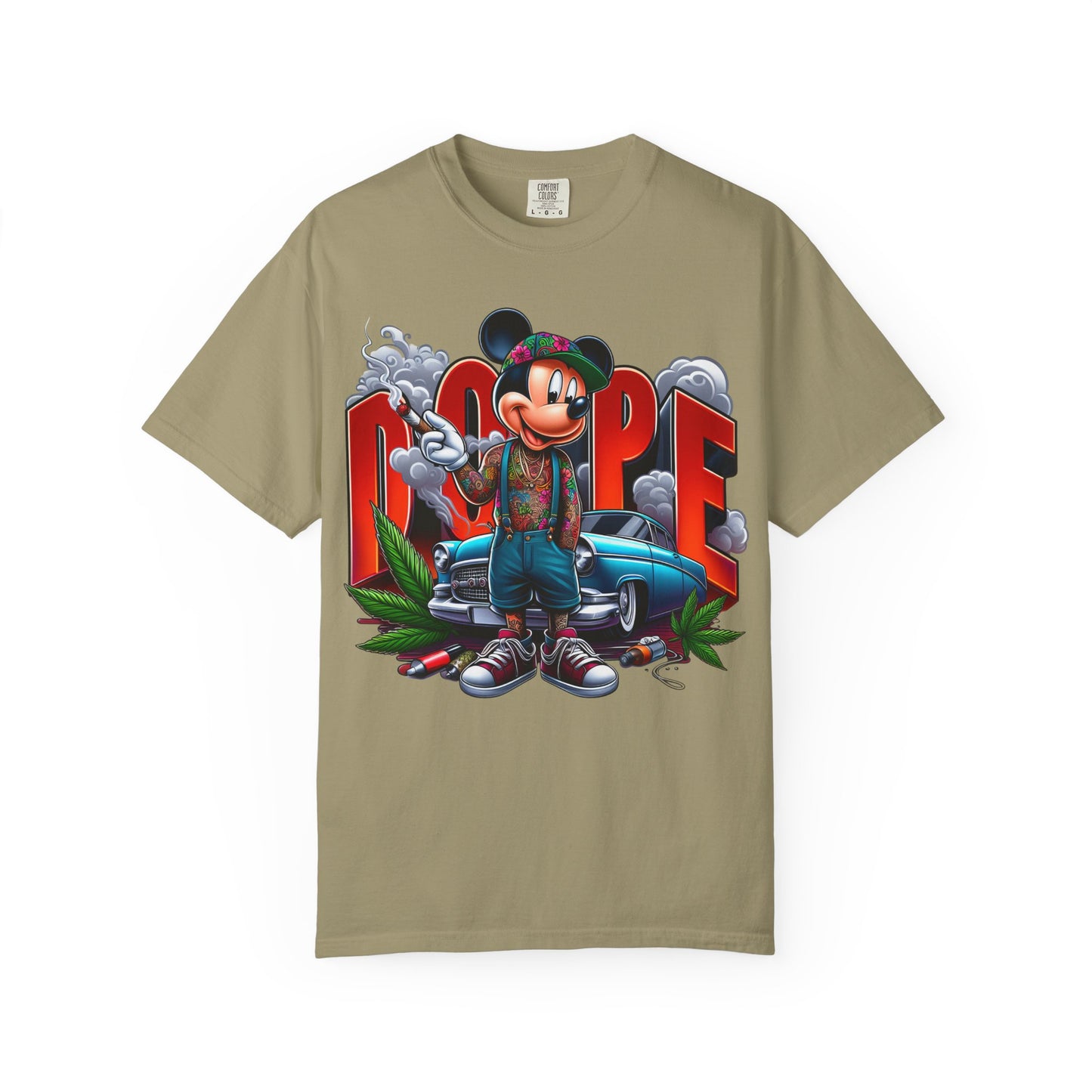 Cool Graphic T-Shirt, Streetwear Tee, Vintage Style Shirt, Gift for Him, Cartoon Art T-Shirt, Casual Wear, Unisex Fashion, 420, Cannabis