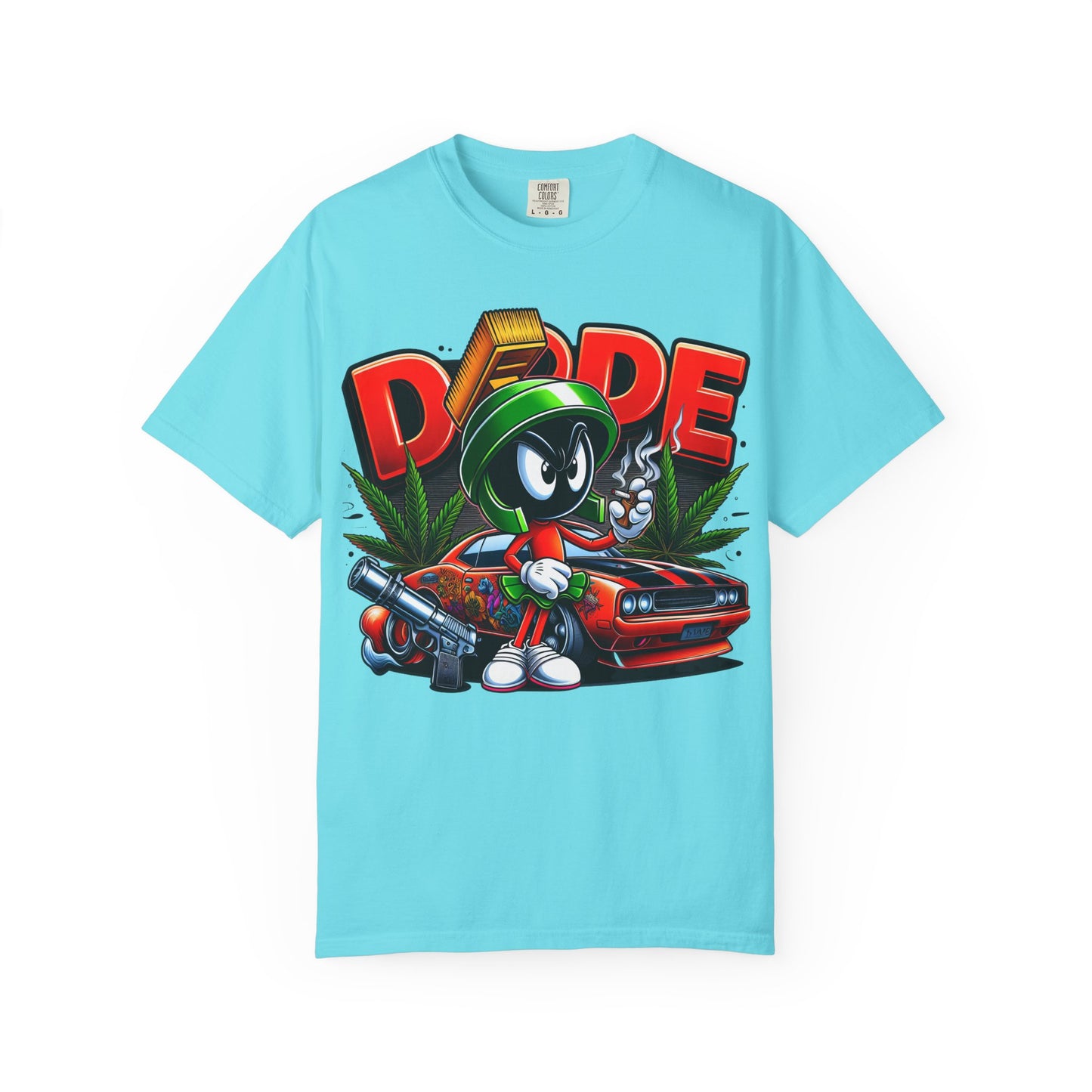 Dope Vibe Unisex Tee, Streetwear Graphic T-shirt, Cool Cartoon Shirt, Gift for Car Lovers, Retro Style Apparel. 420, Cannabis