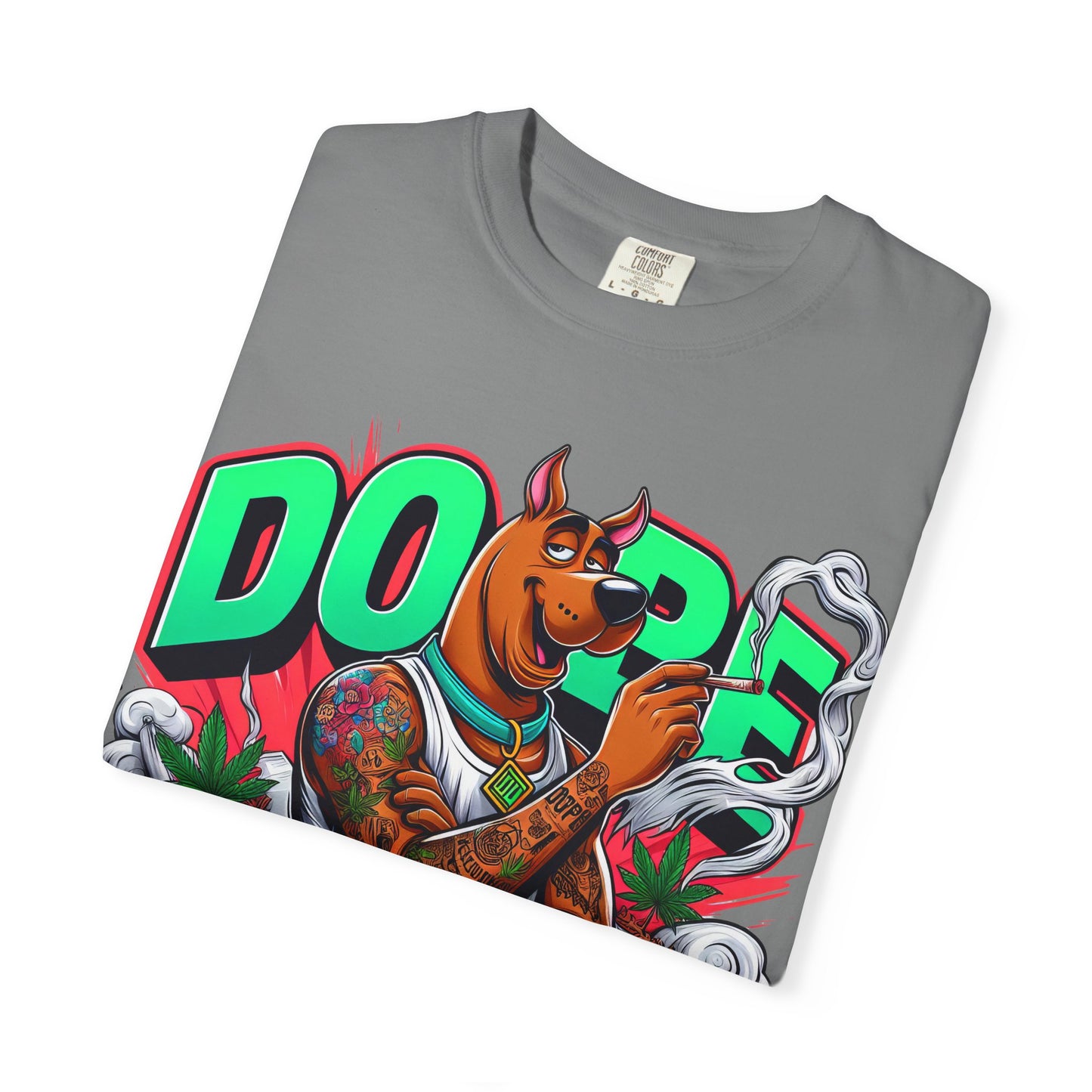 Dope Scooby-Doo Unisex T-Shirt, Cool Graphic Tee, Streetwear Shirt, Gift for Dog Lovers, Retro T-Shirt, 420, Cannabis