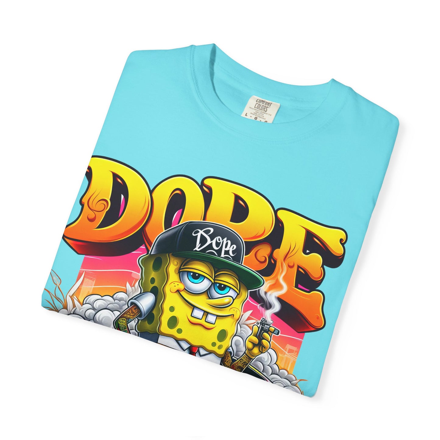 Dope SpongeBob Unisex T-shirt | Streetwear, Casual Wear, Graphic Tee, 420, Cannabis