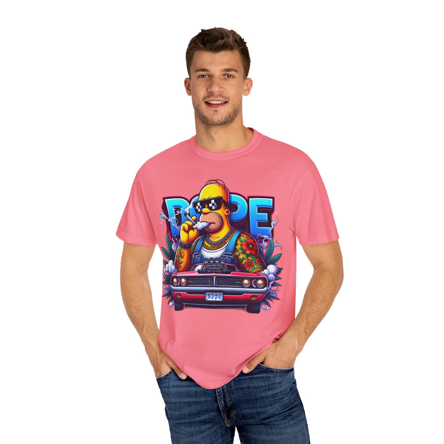 Urban Vibe Graphic Tee - Streetwear, Casual Style, Gift for Him, Retro Animation, Summer Fashion, 420, Cannabis
