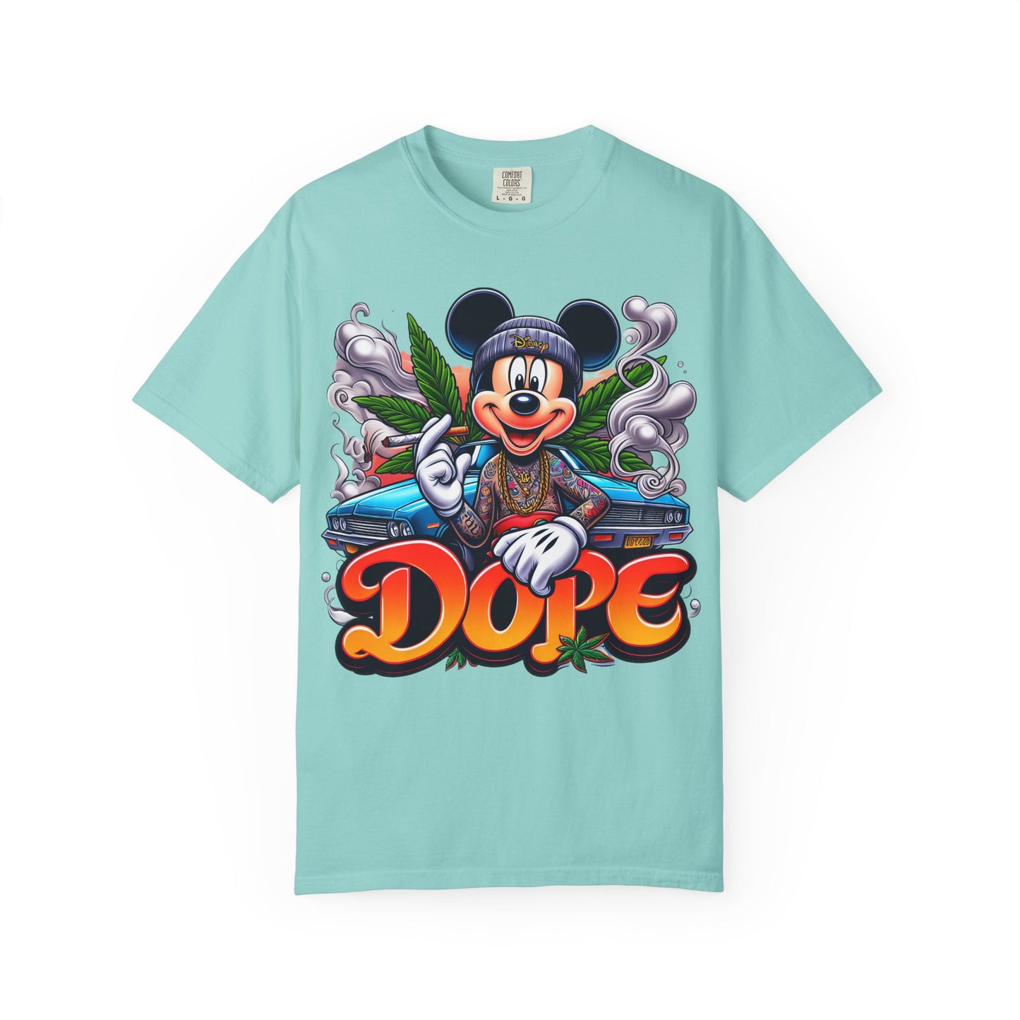 Dope Vibes Unisex Garment-Dyed T-shirt | Streetwear, Gift for Him, Urban Style, Graphic Tee, Fun Apparel, Cannabis, 420