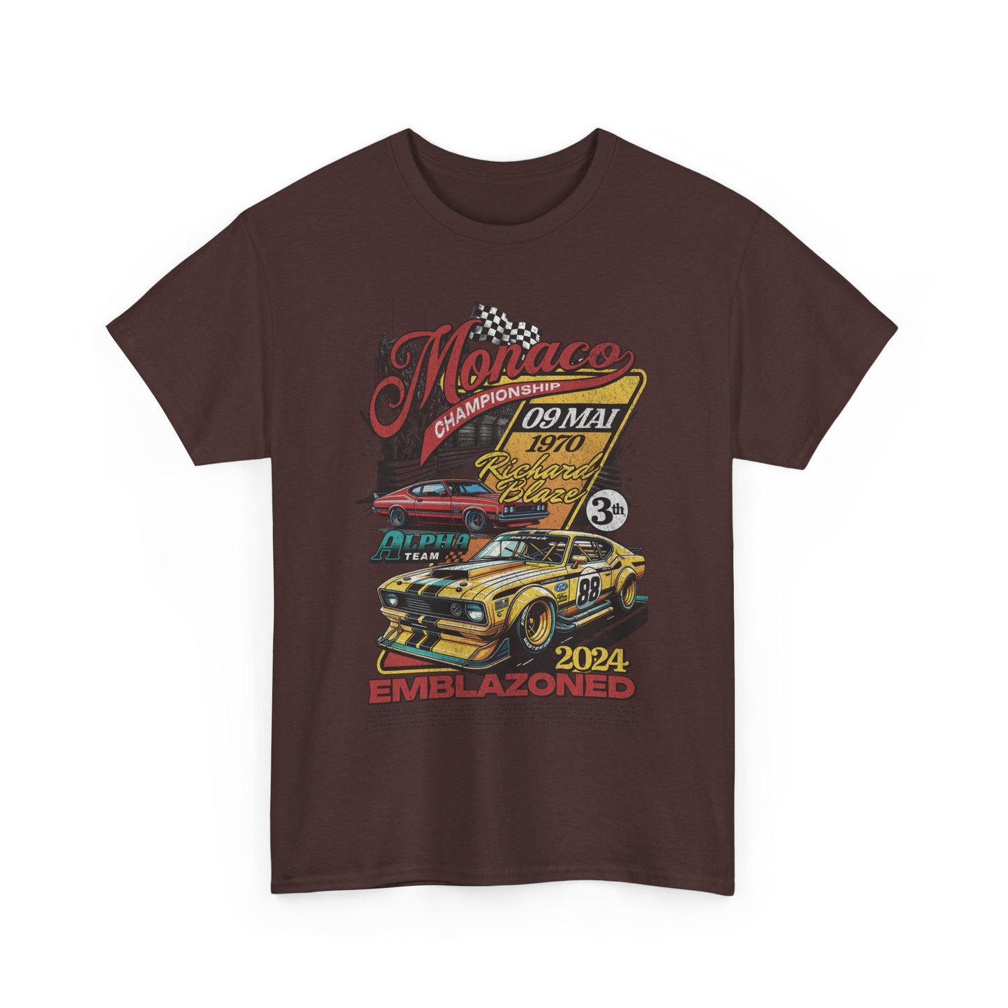 Vintage Racing Graphic Tee, Nostalgic Car T-Shirt, Unisex Heavy Cotton Tee, Gift for Gearheads, Retro Auto Lovers