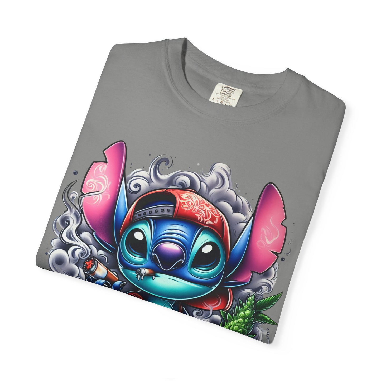 Vibrant Cartoon Character T-shirt, Fun Unisex Tee, Casual Streetwear, Gift for Teens, Summer Wardrobe Essential, Cannabis, 420