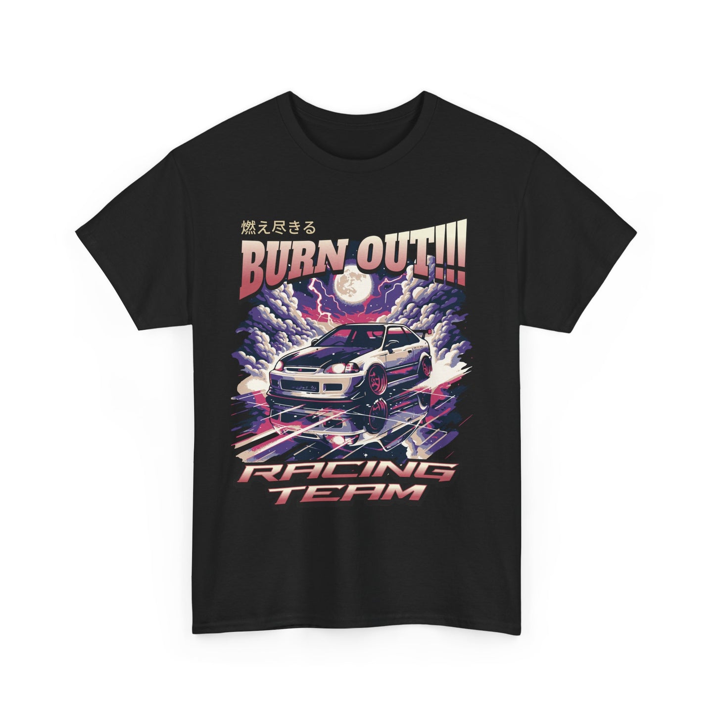 JDM Graphic Tee - Burn Out Racing