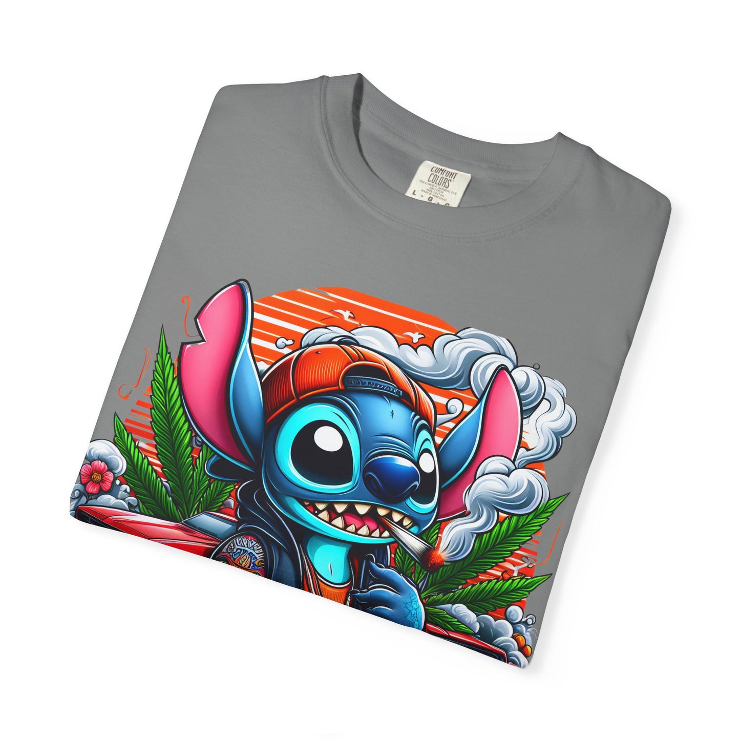 Dope Illustrated Unisex Garment-Dyed T-Shirt | Trendy Streetwear, Casual Style, Summer Fashion,