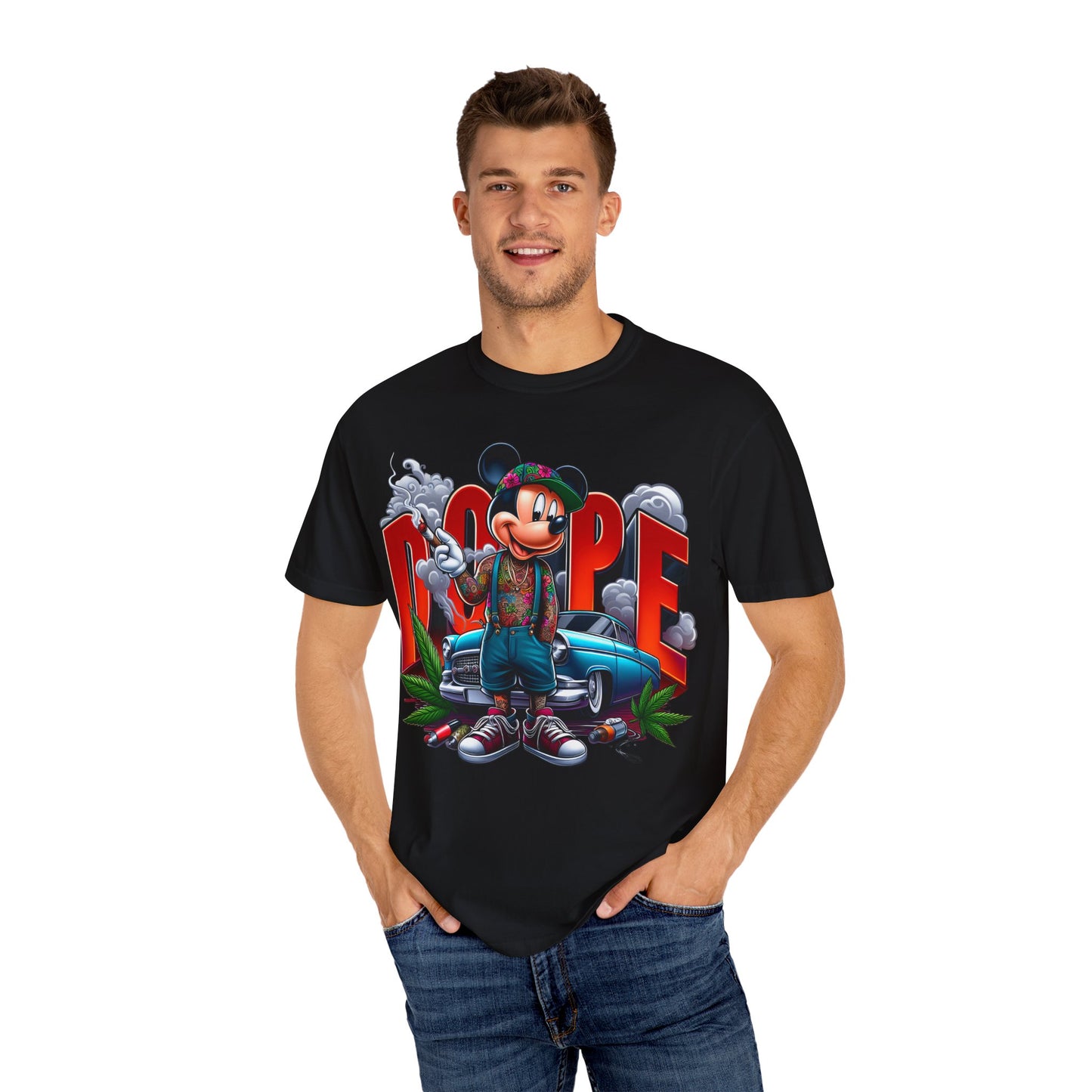 Cool Graphic T-Shirt, Streetwear Tee, Vintage Style Shirt, Gift for Him, Cartoon Art T-Shirt, Casual Wear, Unisex Fashion, 420, Cannabis