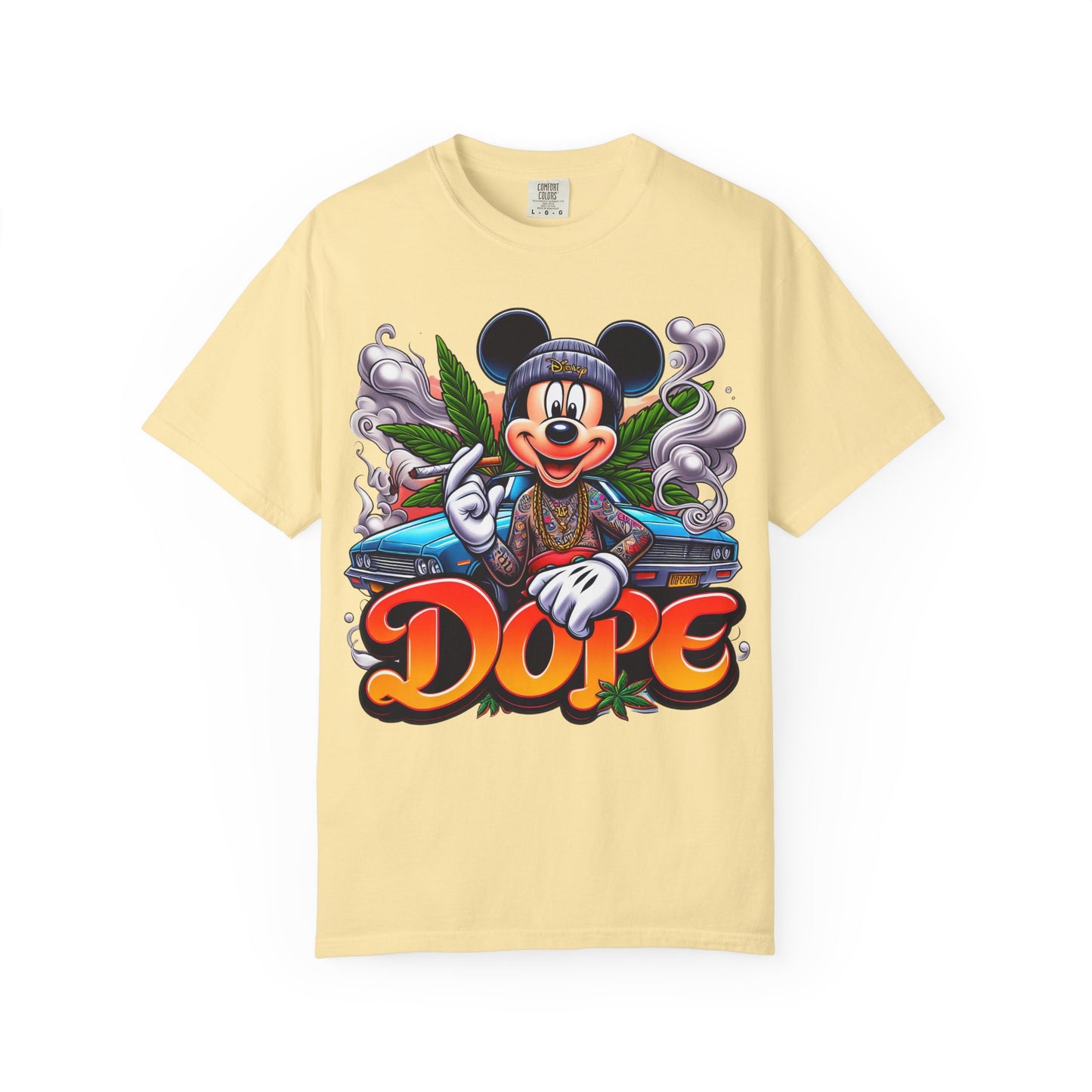 Dope Vibes Unisex Garment-Dyed T-shirt | Streetwear, Gift for Him, Urban Style, Graphic Tee, Fun Apparel, Cannabis, 420