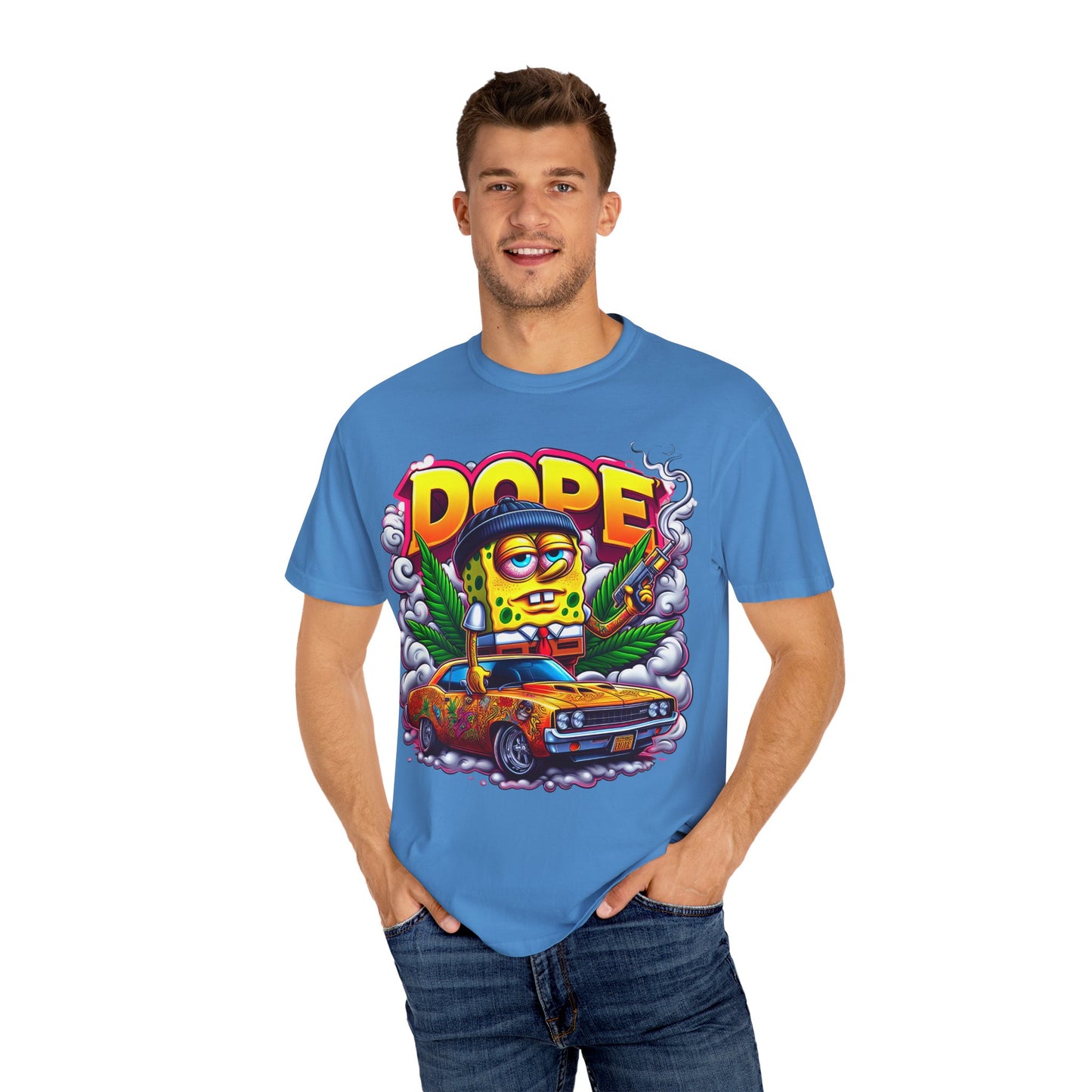 Vibrant Graphic Tee: Funky Cartoon T-Shirt, Unisex Fashion, Casual Wear, Gift for Friends, Streetwear Style, Cool Graphic Tee, 420, Cannabis