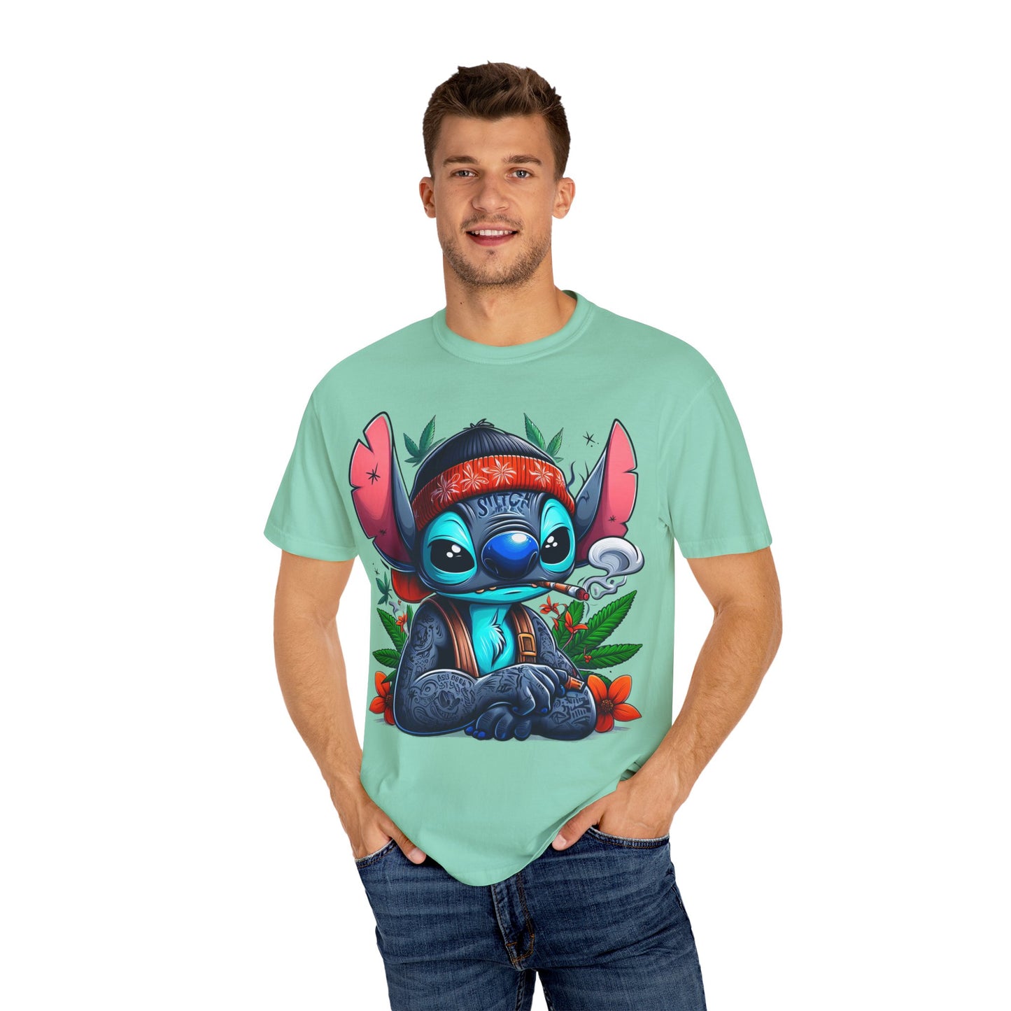 Funky Alien-Inspired Unisex T-Shirt | Casual Wear, Gift for Kids, Vintage Style, Festival Fashion, Graphic Tee, 420, Cannabis