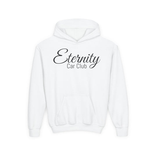 Eternity Car Club Youth Hoodie, Cool Teen Sweatshirt, Unisex Pullover, Birthday Gift, Car Enthusiast Apparel