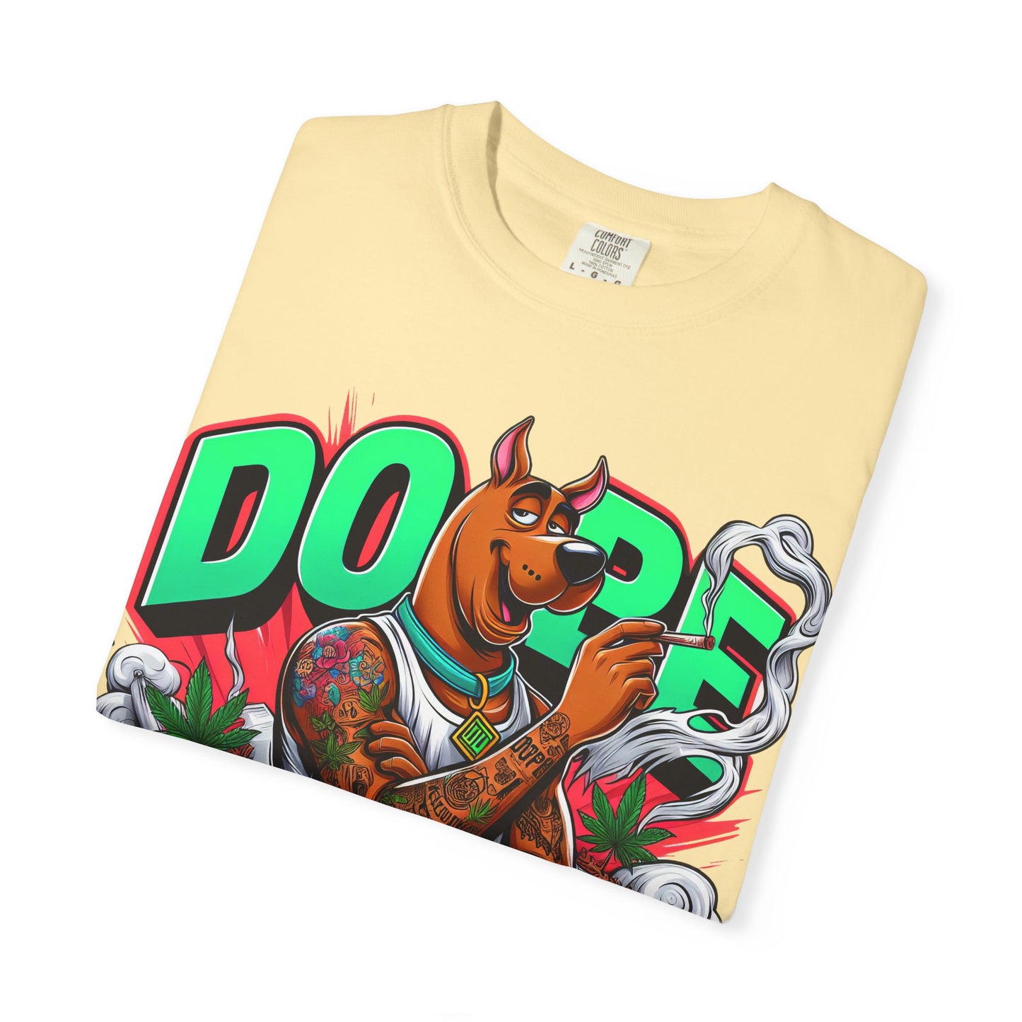 Dope Scooby-Doo Unisex T-Shirt, Cool Graphic Tee, Streetwear Shirt, Gift for Dog Lovers, Retro T-Shirt, 420, Cannabis