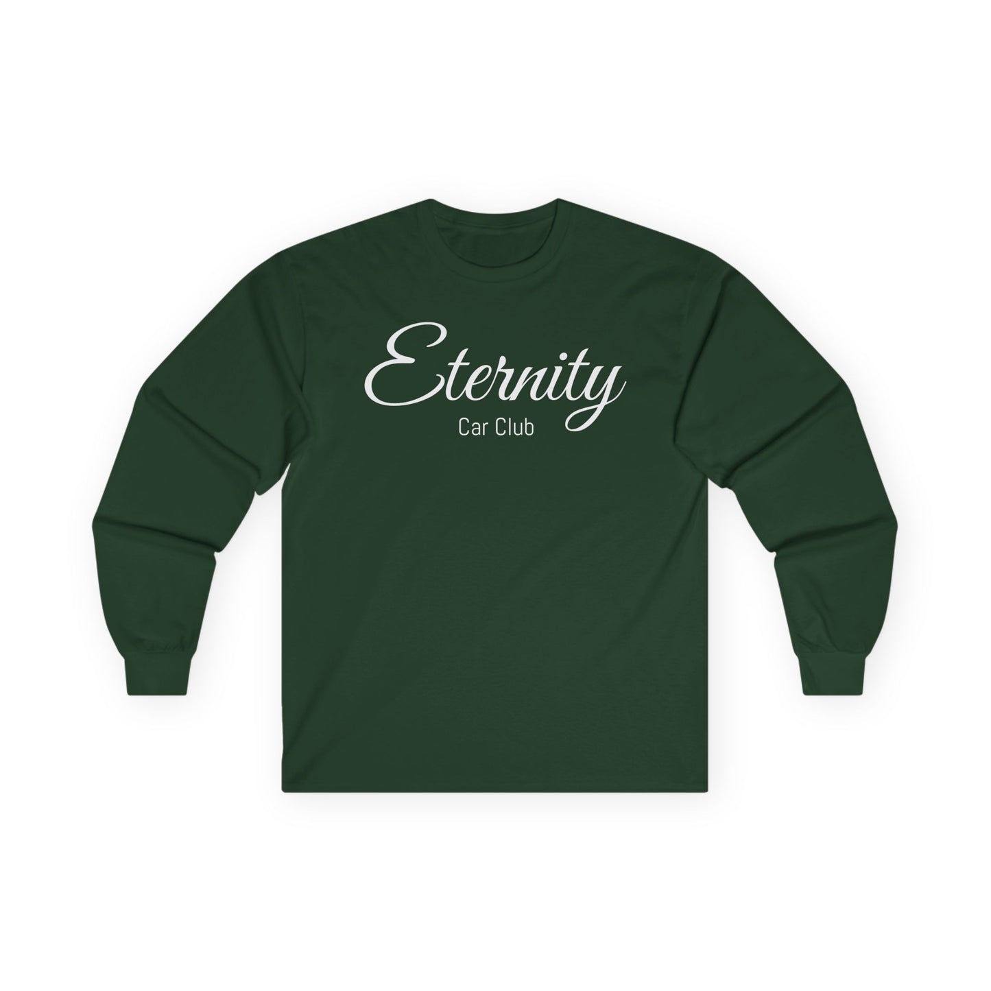 Eternity Car Club Unisex Long Sleeve Tee - Classic Cotton Crew for Car Enthusiasts