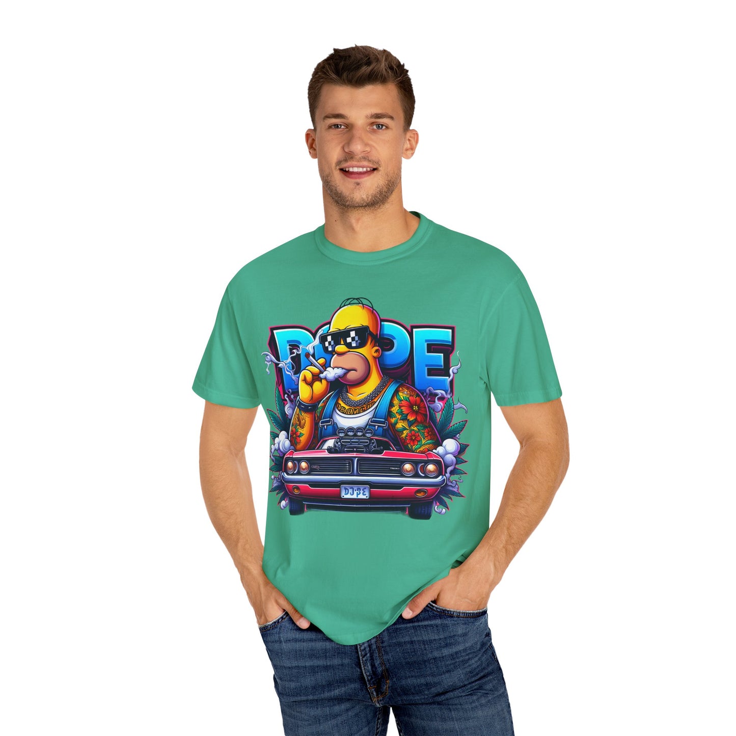 Urban Vibe Graphic Tee - Streetwear, Casual Style, Gift for Him, Retro Animation, Summer Fashion, 420, Cannabis
