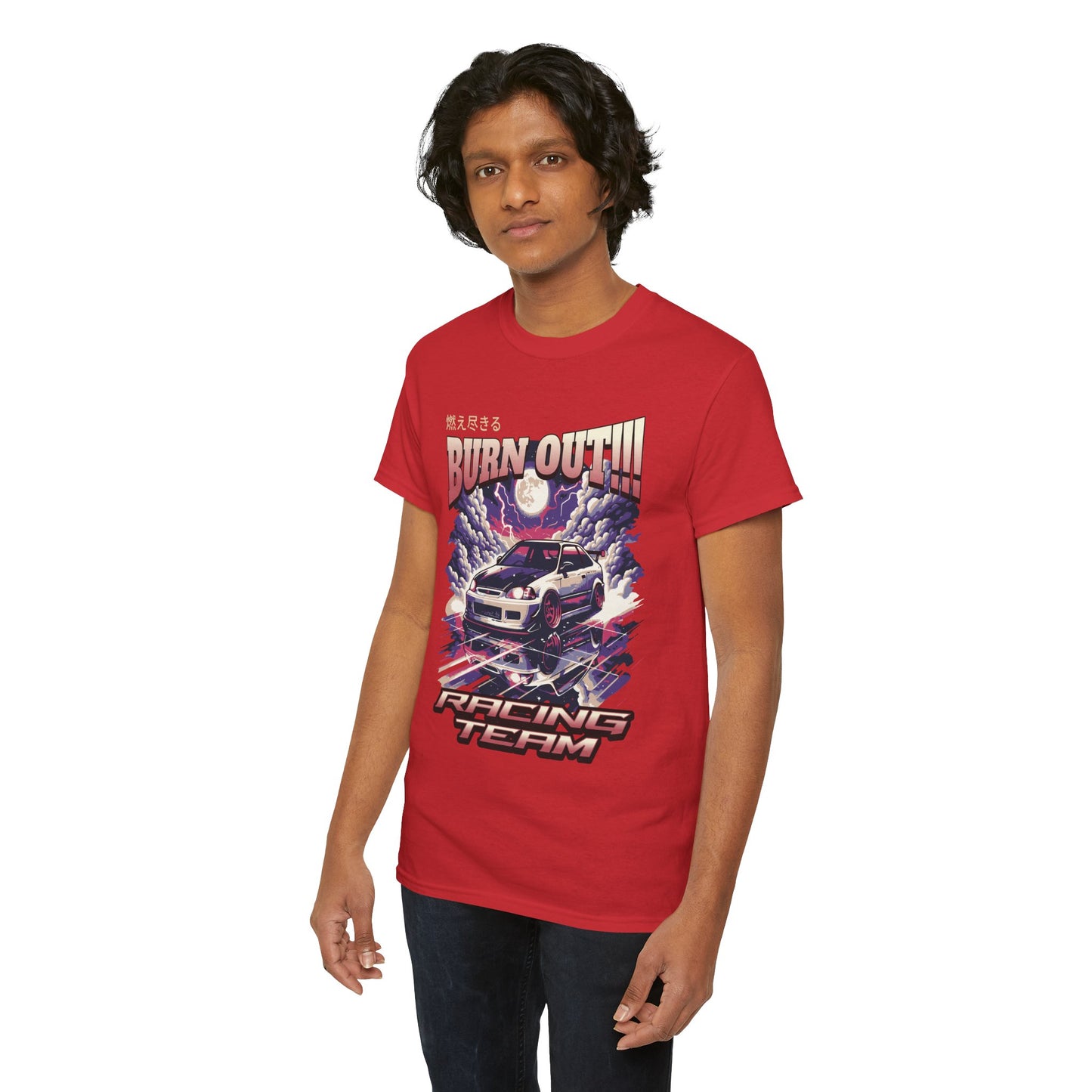 JDM Graphic Tee - Burn Out Racing