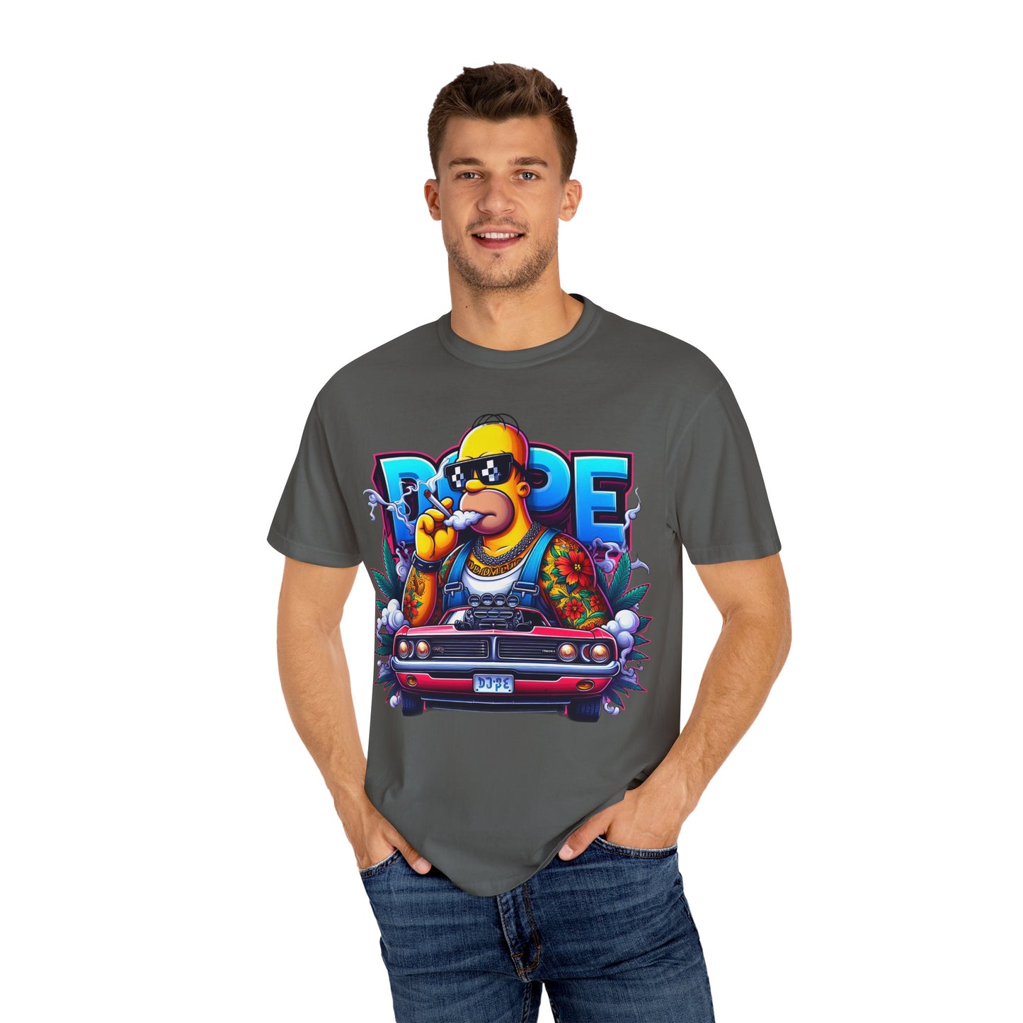 Urban Vibe Graphic Tee - Streetwear, Casual Style, Gift for Him, Retro Animation, Summer Fashion, 420, Cannabis