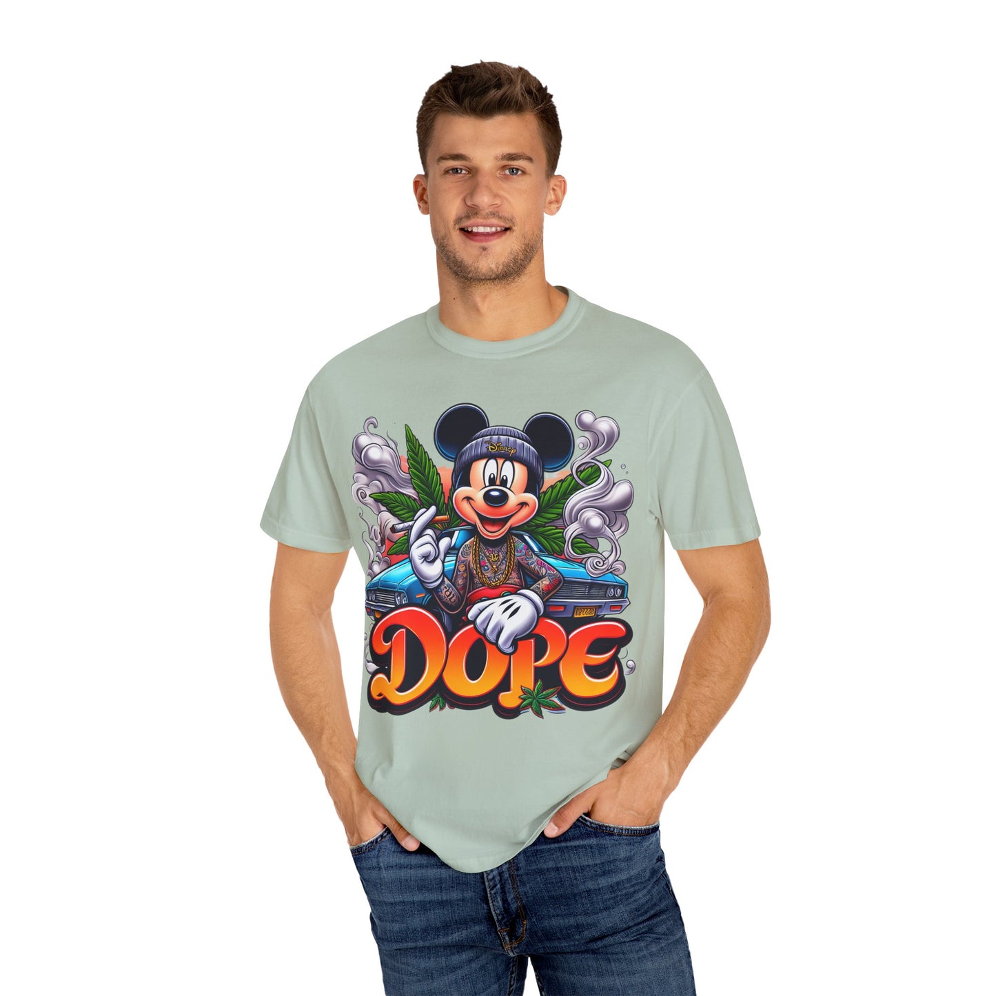 Dope Vibes Unisex Garment-Dyed T-shirt | Streetwear, Gift for Him, Urban Style, Graphic Tee, Fun Apparel, Cannabis, 420