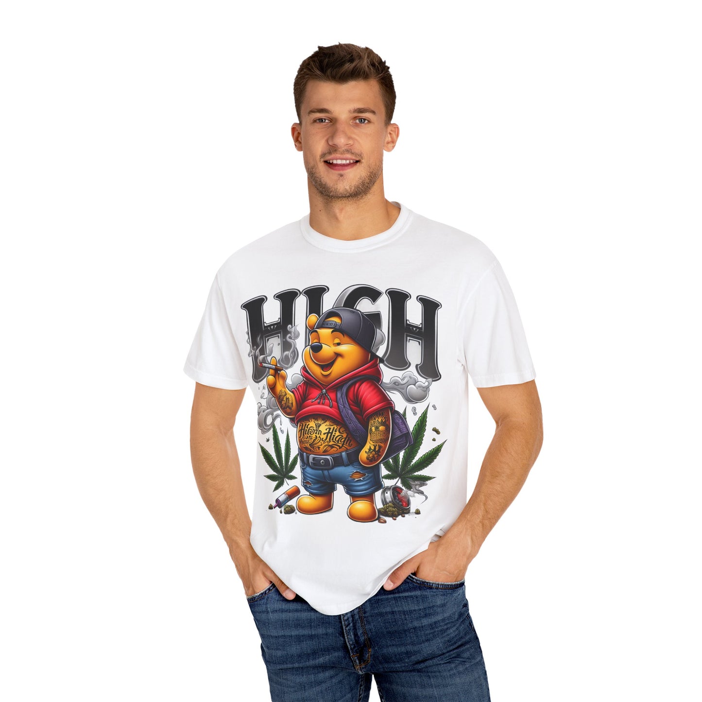 Chill Vibes Unisex T-shirt, High Design, Streetwear Style, Perfect Gift for Cannabis Lovers, Summer Festivals, Everyday Wear, Cannabis, 420