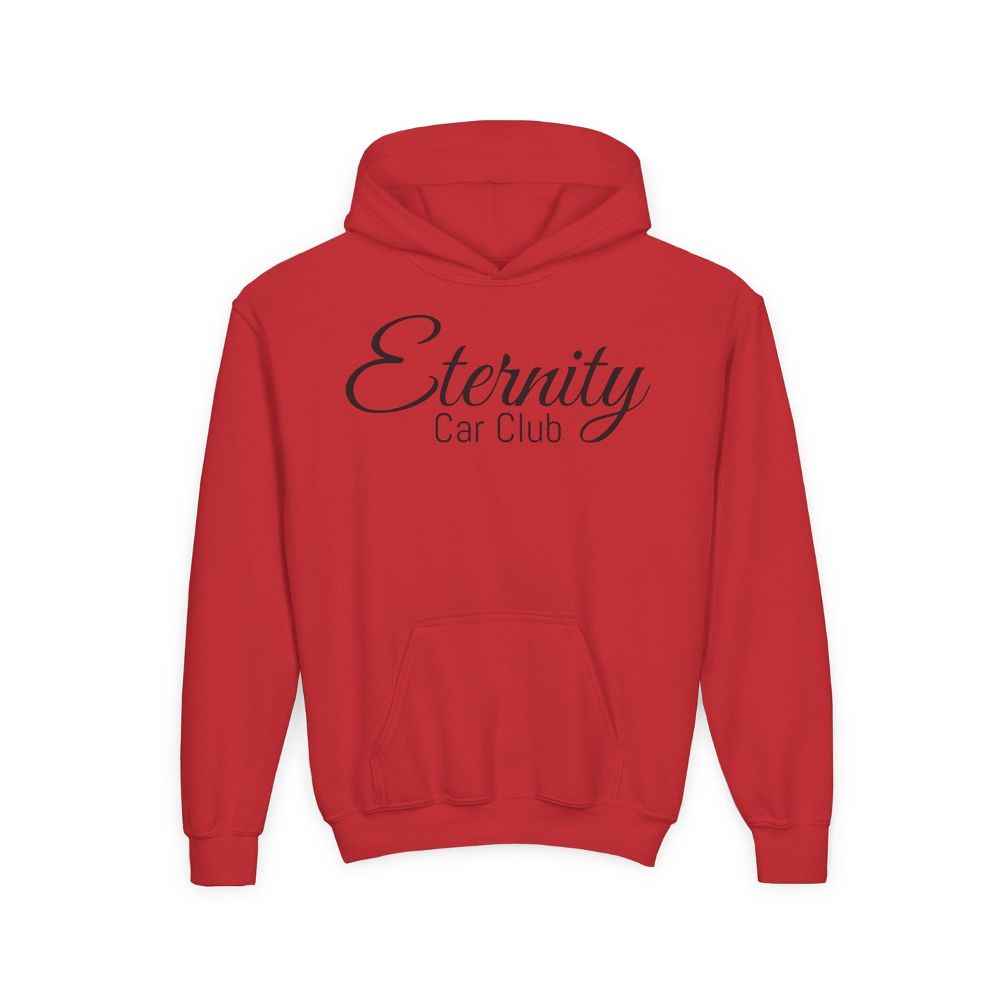 Eternity Car Club Youth Hoodie, Cool Teen Sweatshirt, Unisex Pullover, Birthday Gift, Car Enthusiast Apparel