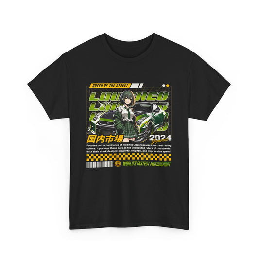 Nissan GTR Anime Graphic Tee - Queen of the Street