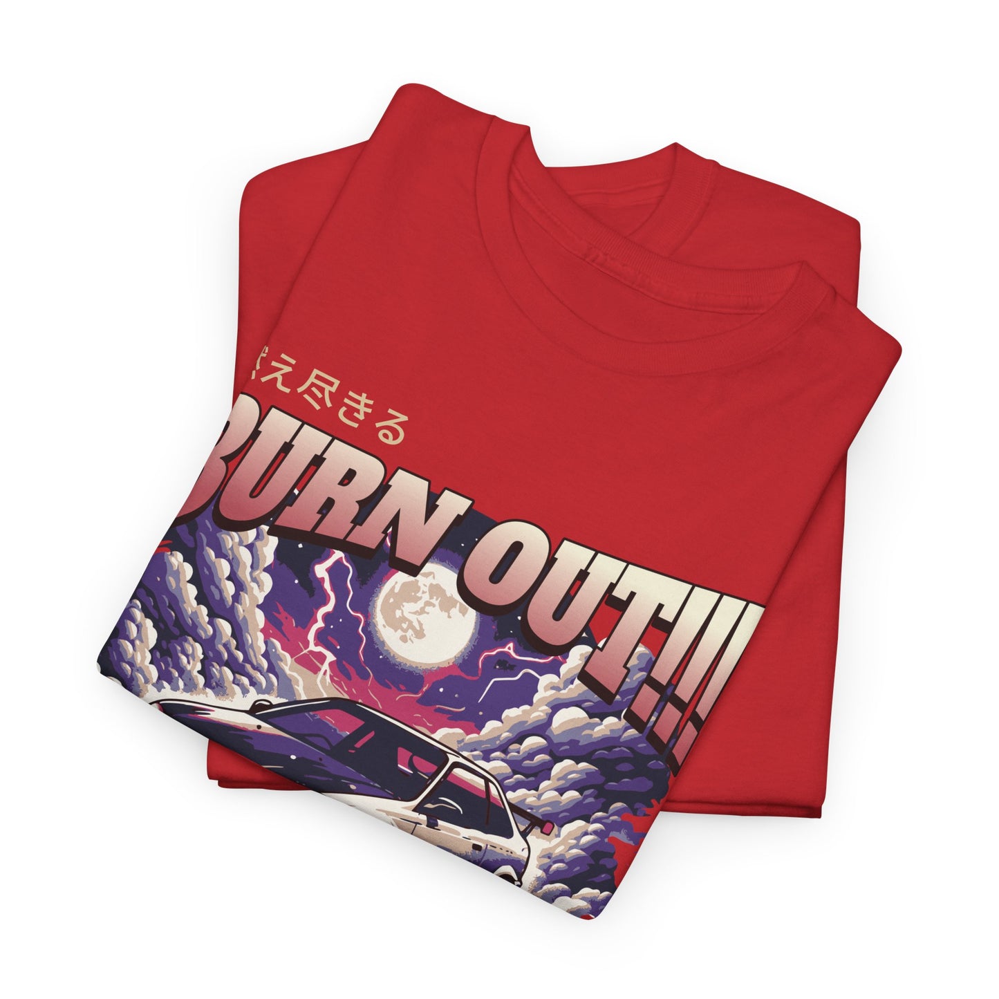 JDM Graphic Tee - Burn Out Racing