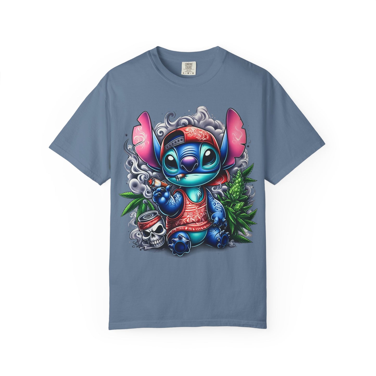 Vibrant Cartoon Character T-shirt, Fun Unisex Tee, Casual Streetwear, Gift for Teens, Summer Wardrobe Essential, Cannabis, 420
