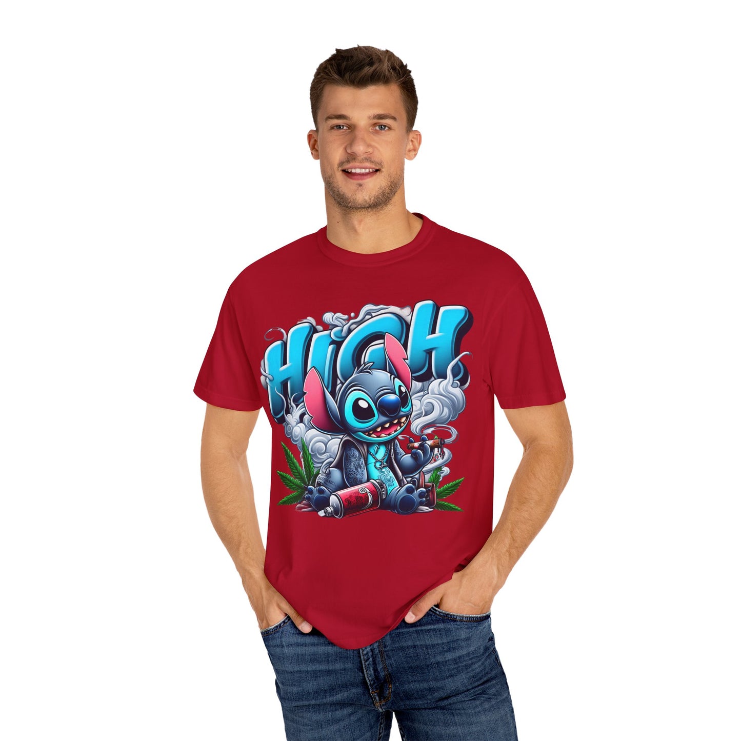 High Vibe Unisex T-Shirt, Chill Graphic Tee, Streetwear, Cannabis Culture, Gift for Stoners, Party Apparel, 420, Cannabis
