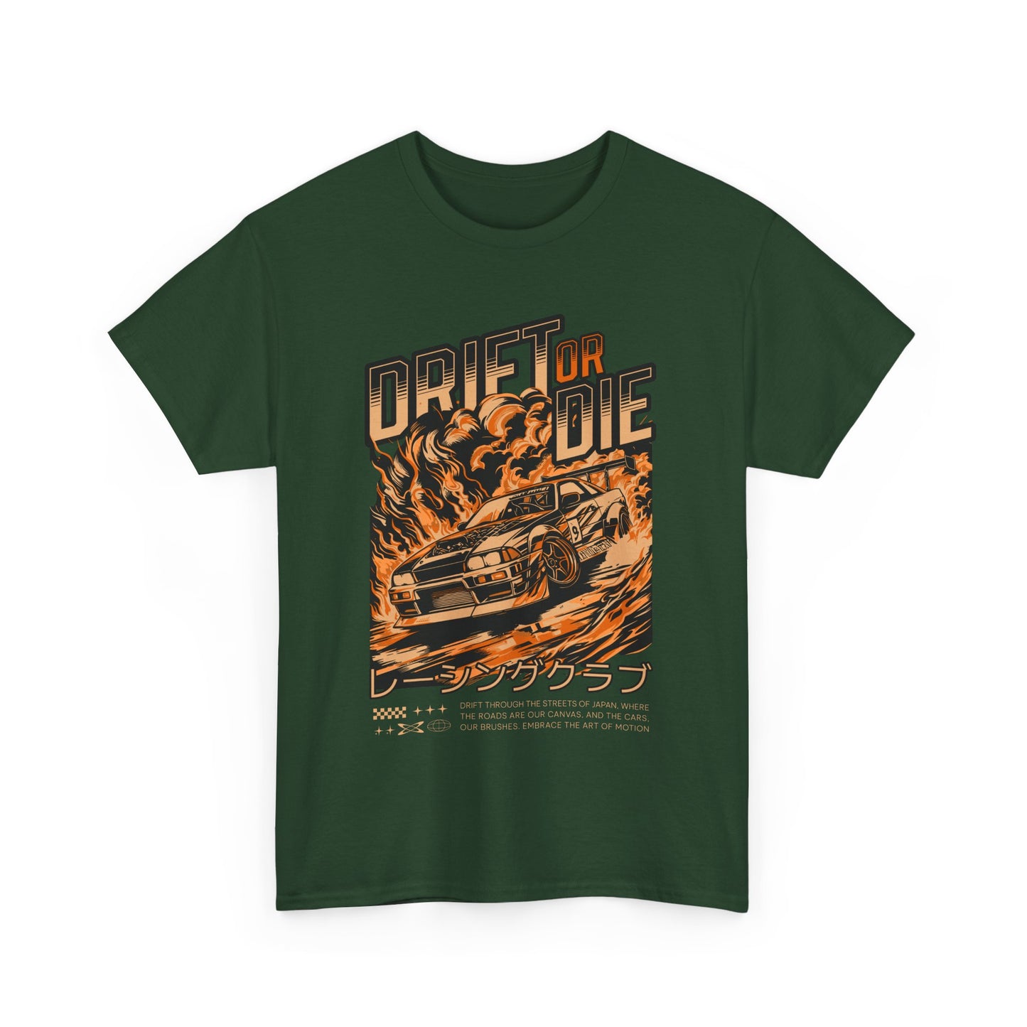 JDM Tee - Unisex Heavy Cotton Tshirt - Drift or Die