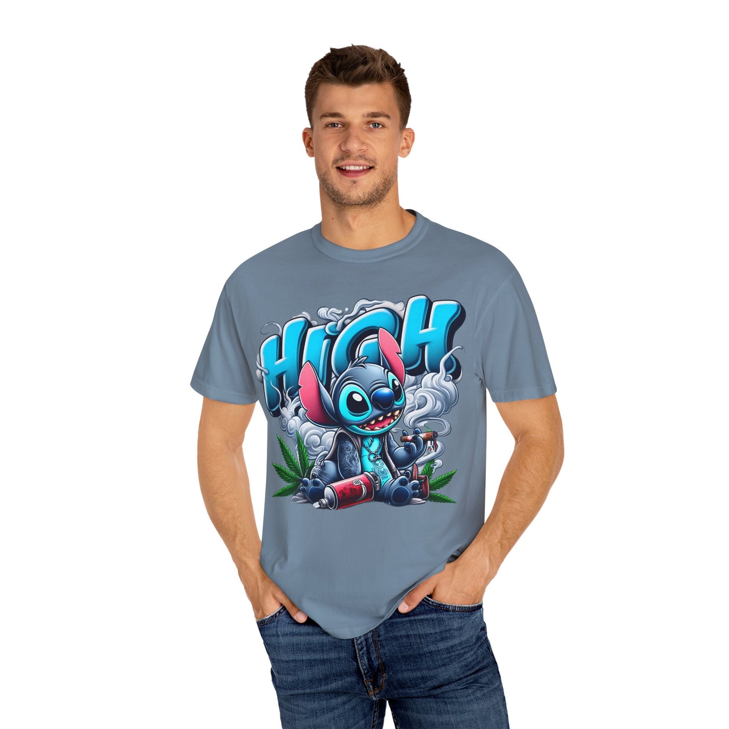 High Vibe Unisex T-Shirt, Chill Graphic Tee, Streetwear, Cannabis Culture, Gift for Stoners, Party Apparel, 420, Cannabis