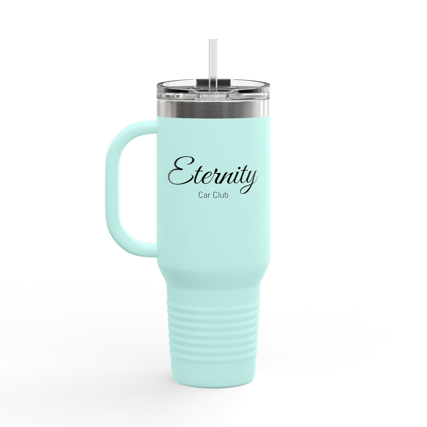 Eternity Car Club Insulated Travel Mug - 40oz Coffee To-Go Cup with Straw