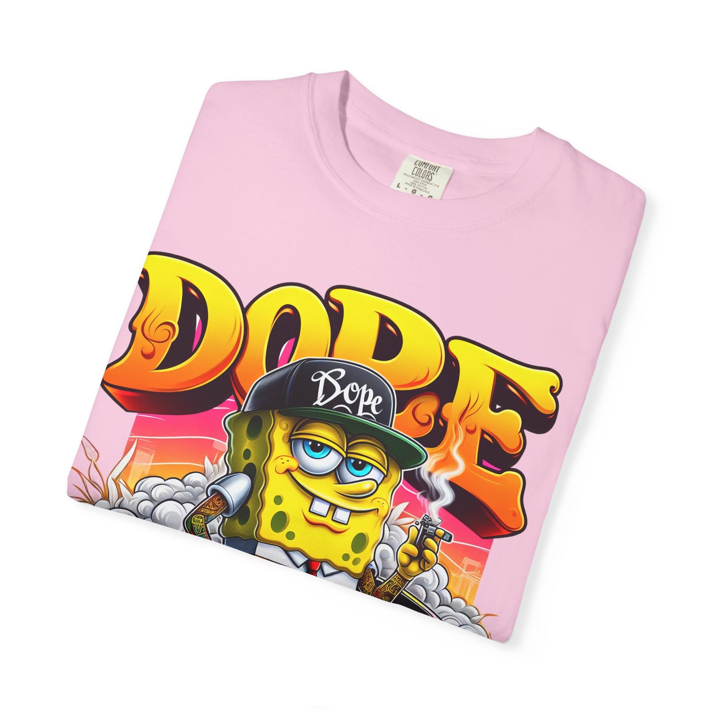 Dope SpongeBob Unisex T-shirt | Streetwear, Casual Wear, Graphic Tee, 420, Cannabis
