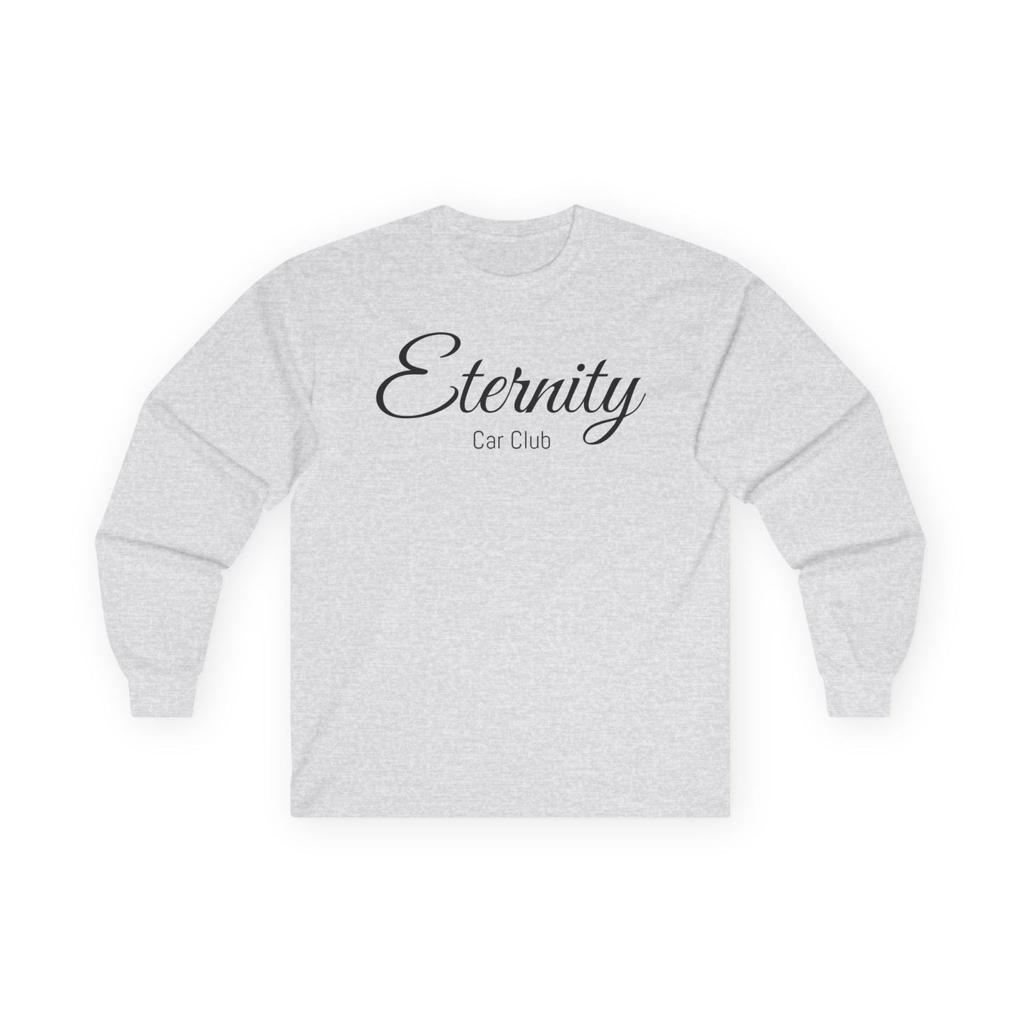 Eternity Car Club Unisex Long Sleeve Tee - Classic Cotton Crew for Car Enthusiasts