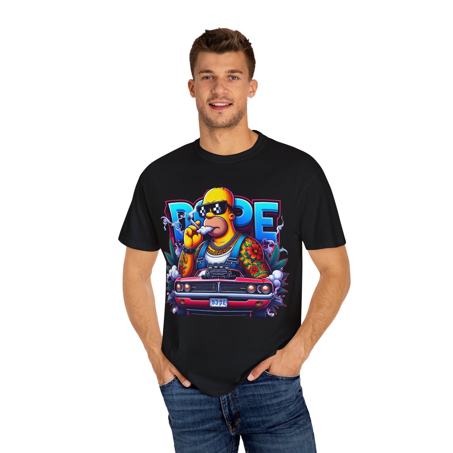 Urban Vibe Graphic Tee - Streetwear, Casual Style, Gift for Him, Retro Animation, Summer Fashion, 420, Cannabis