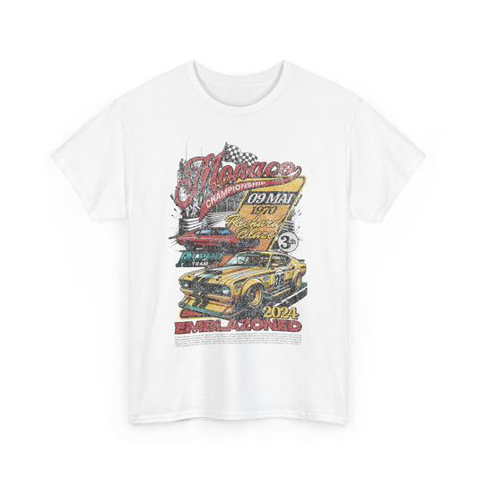 Vintage Racing Graphic Tee, Nostalgic Car T-Shirt, Unisex Heavy Cotton Tee, Gift for Gearheads, Retro Auto Lovers