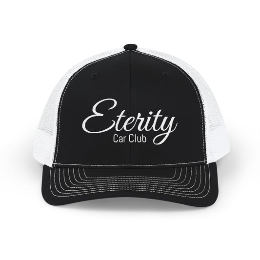 Embroidered Eternity Car Club Snapback Trucker Cap