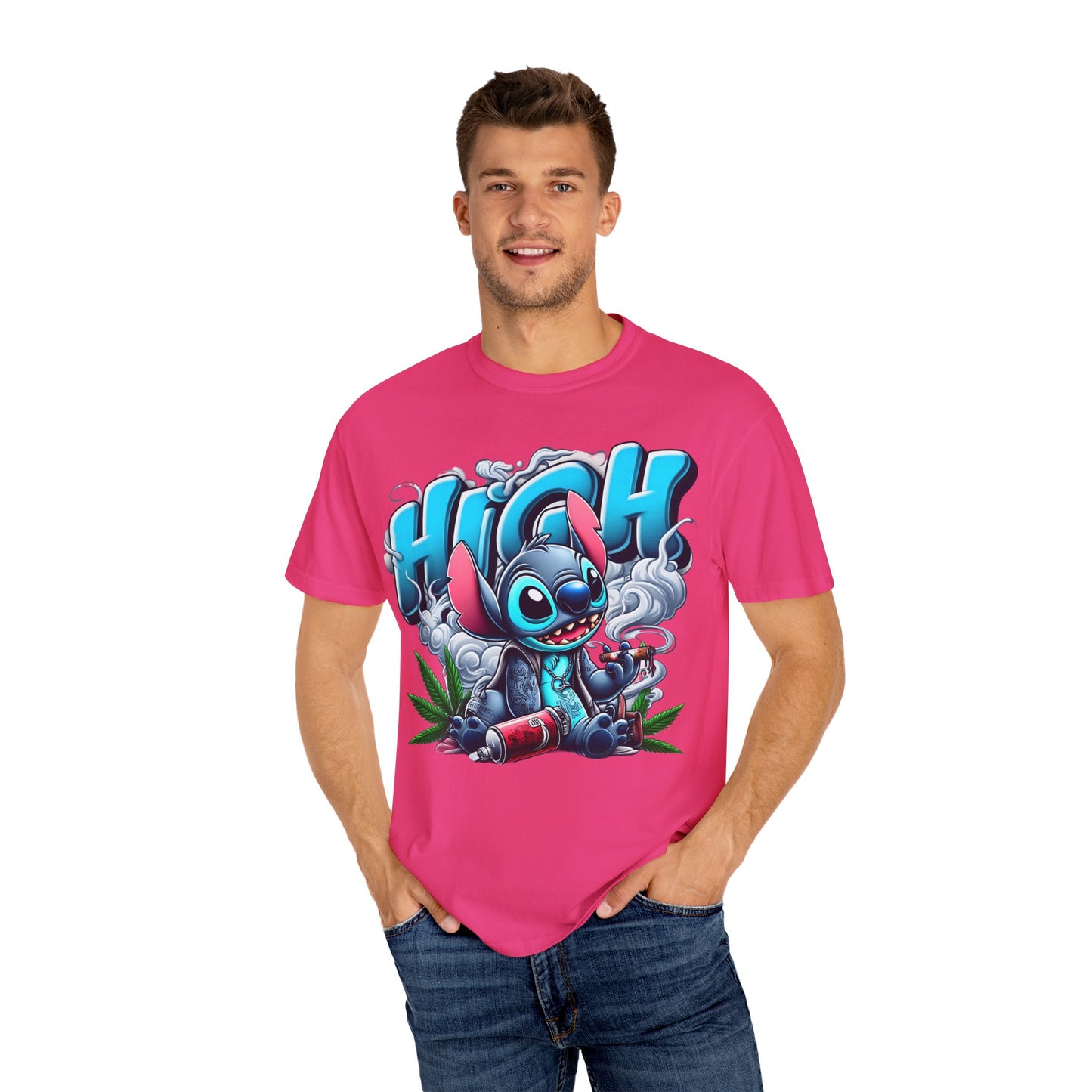 High Vibe Unisex T-Shirt, Chill Graphic Tee, Streetwear, Cannabis Culture, Gift for Stoners, Party Apparel, 420, Cannabis