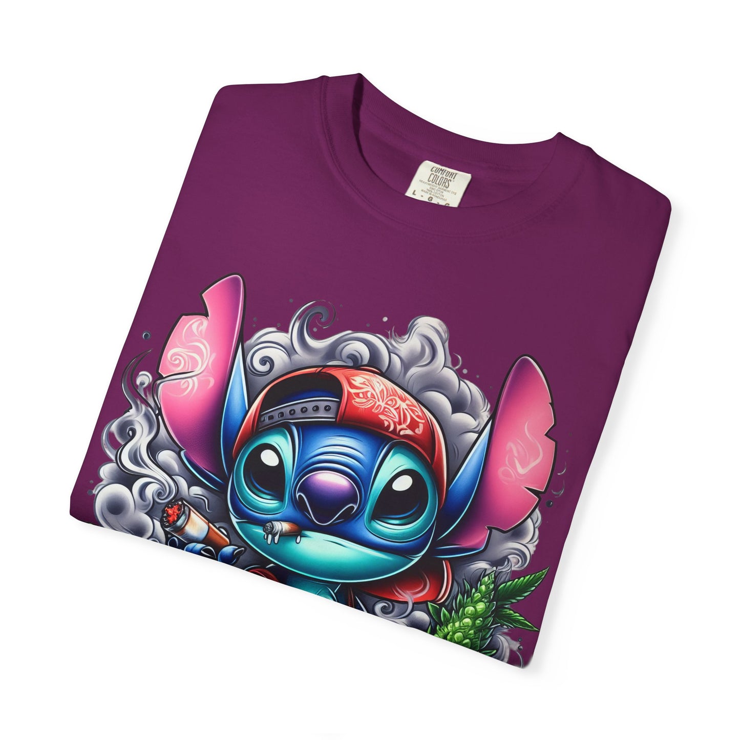 Vibrant Cartoon Character T-shirt, Fun Unisex Tee, Casual Streetwear, Gift for Teens, Summer Wardrobe Essential, Cannabis, 420