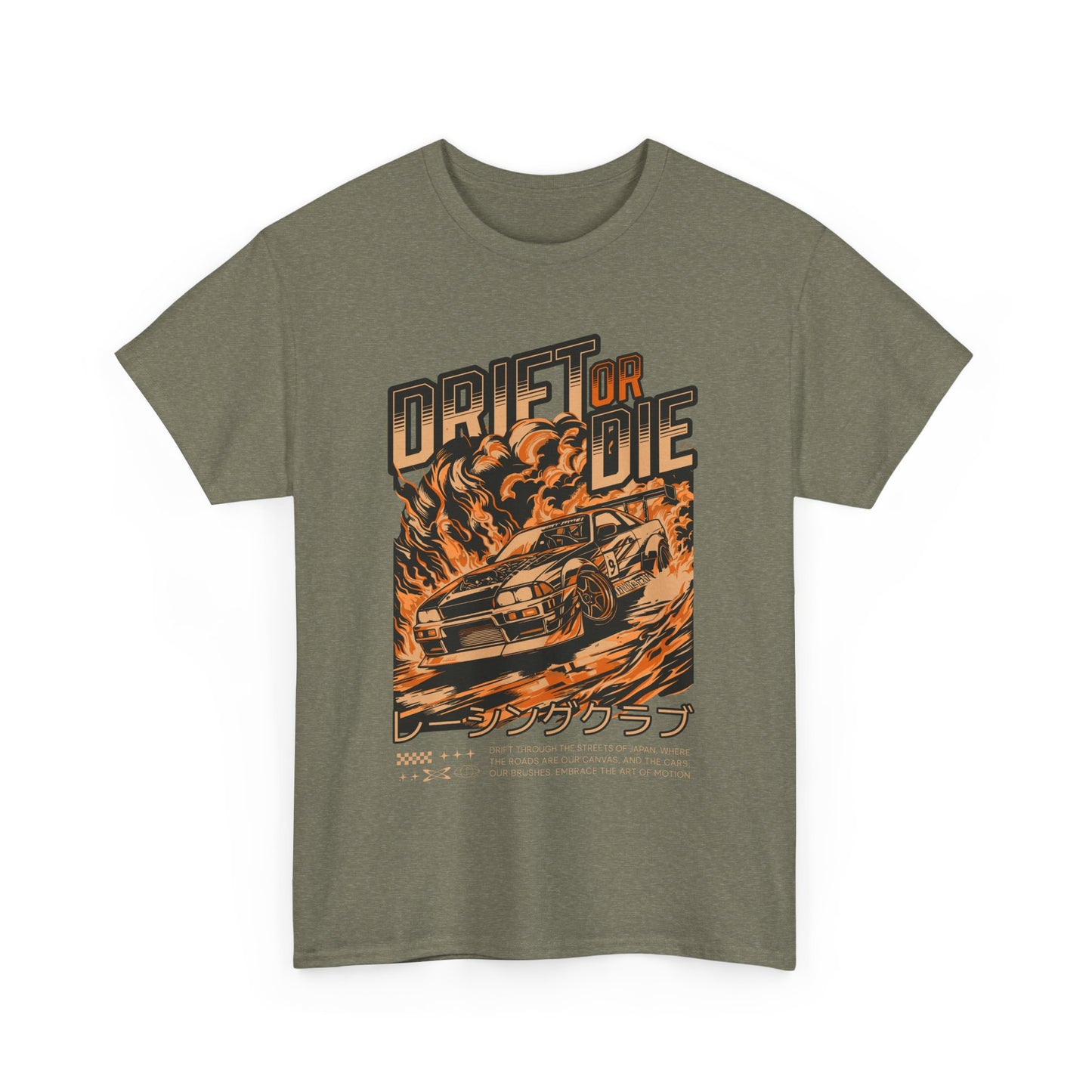 JDM Tee - Unisex Heavy Cotton Tshirt - Drift or Die