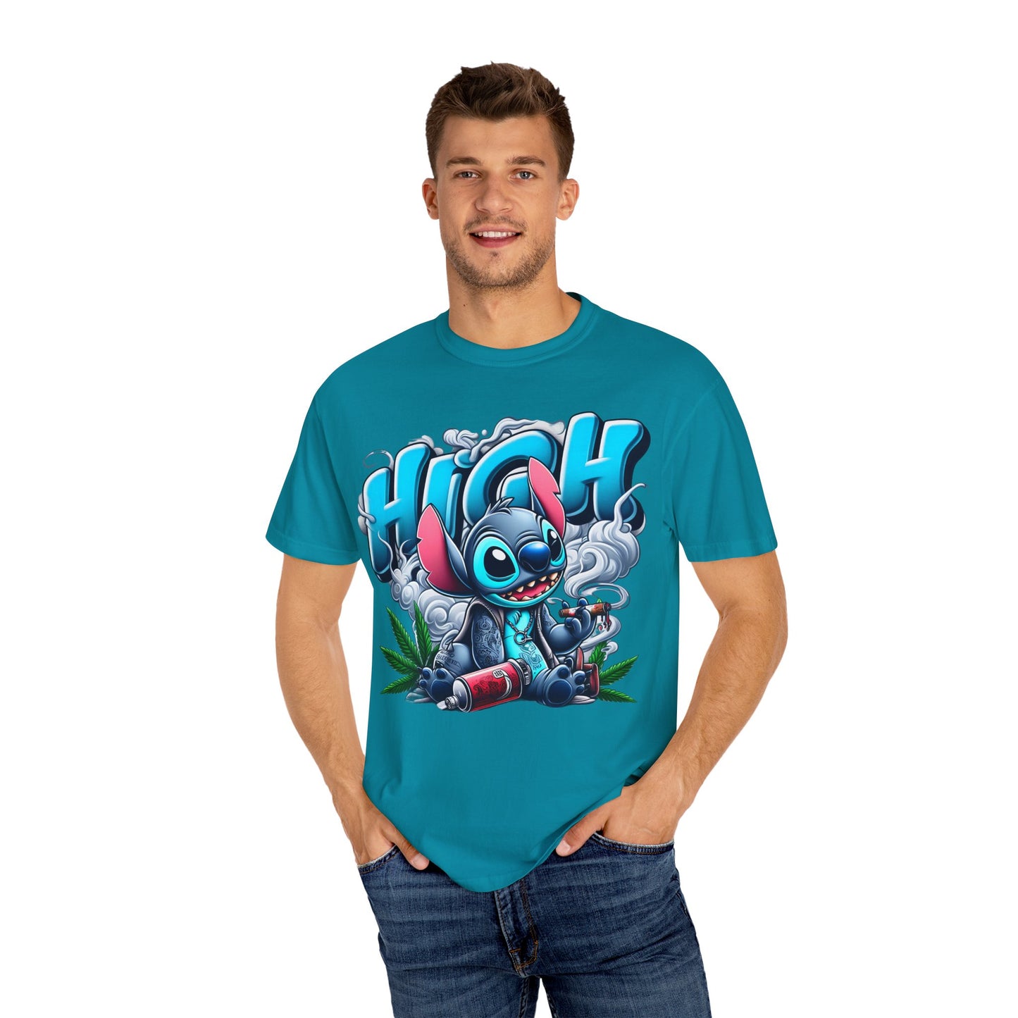 High Vibe Unisex T-Shirt, Chill Graphic Tee, Streetwear, Cannabis Culture, Gift for Stoners, Party Apparel, 420, Cannabis