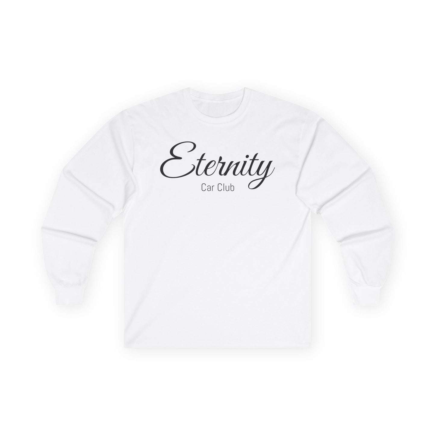 Eternity Car Club Unisex Long Sleeve Tee - Classic Cotton Crew for Car Enthusiasts